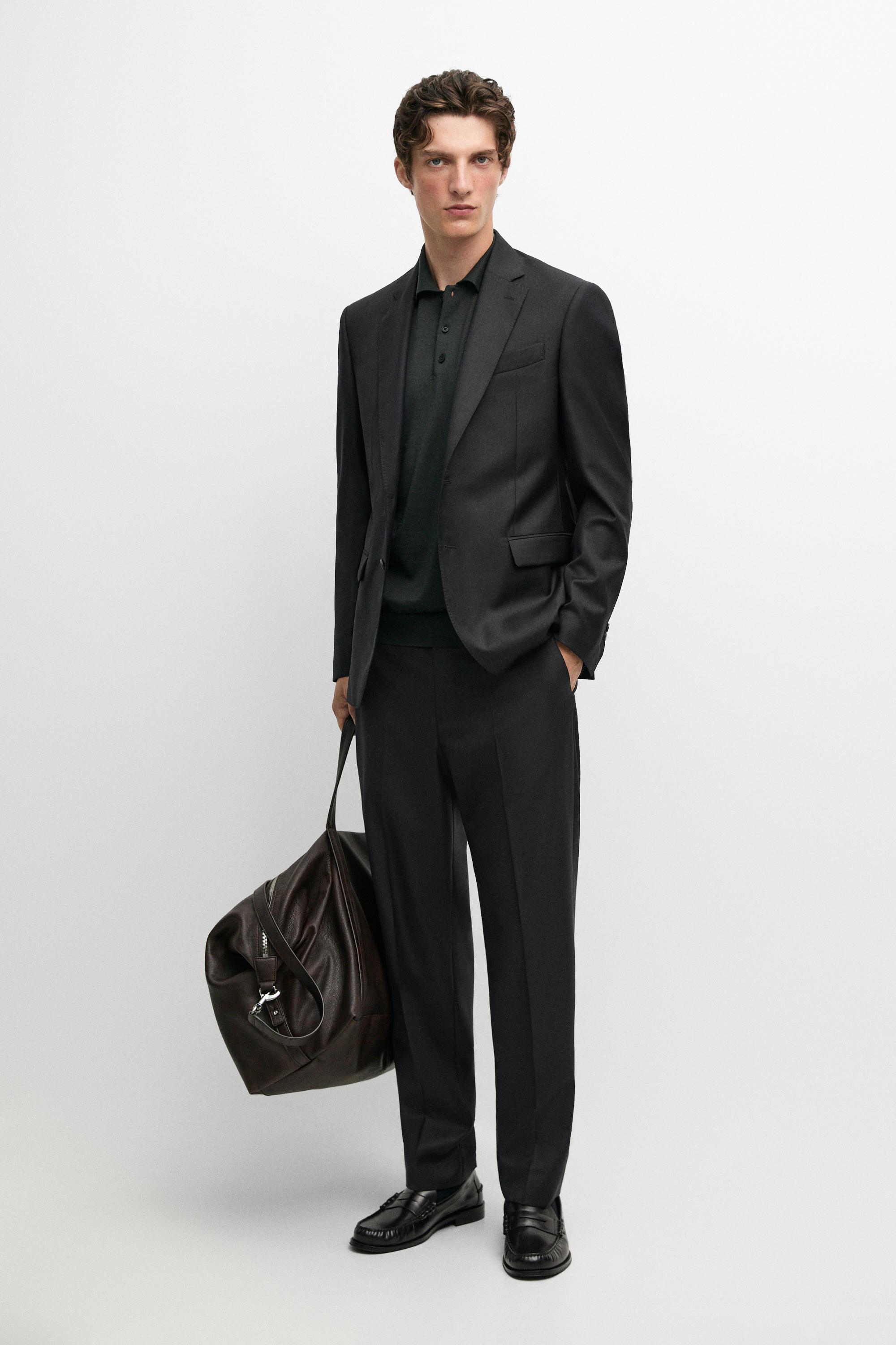 100% Wool Suit Blazer