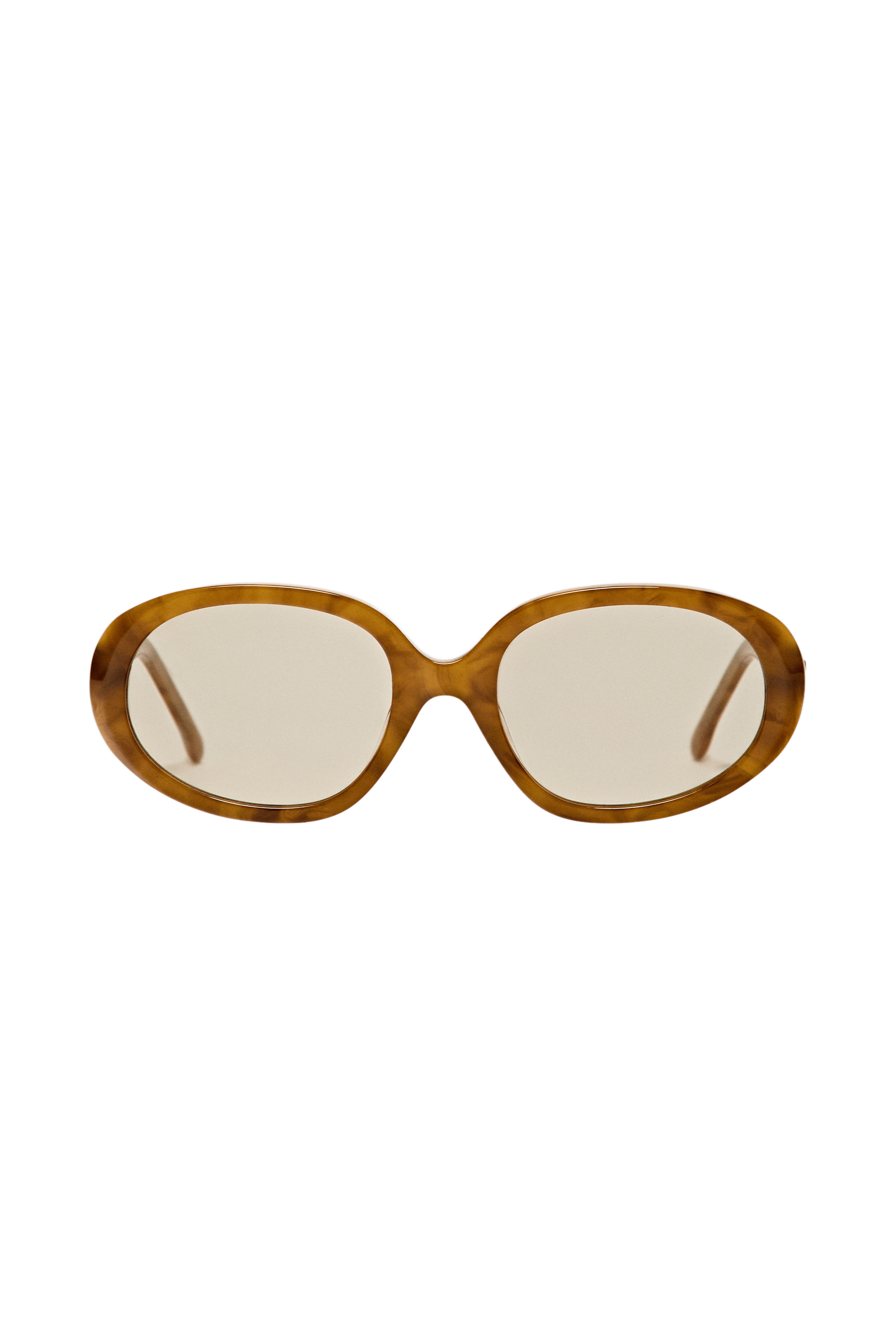 Oval sunglasses — Caramel