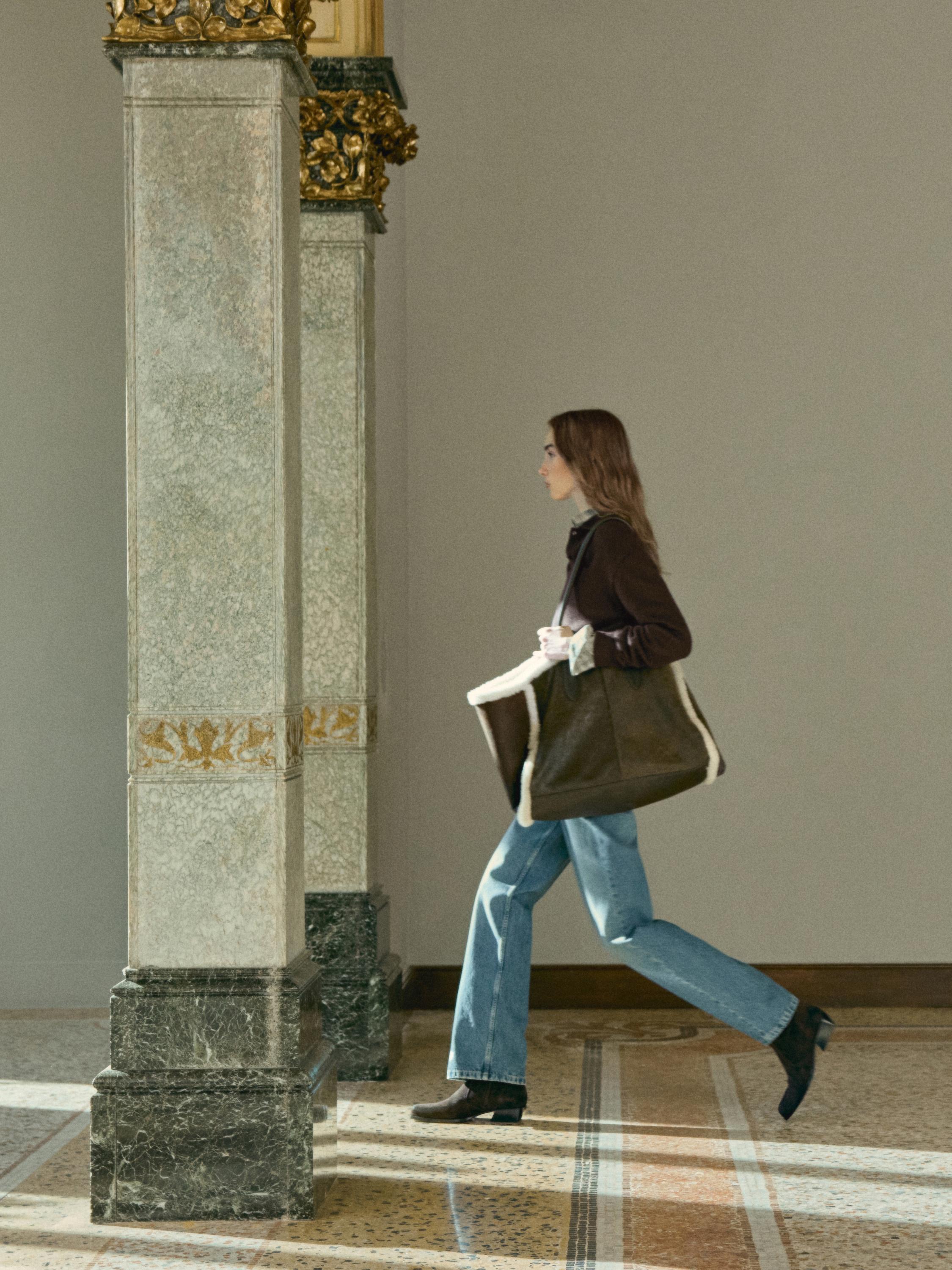 Double-faced MD ICON bag — BROWN