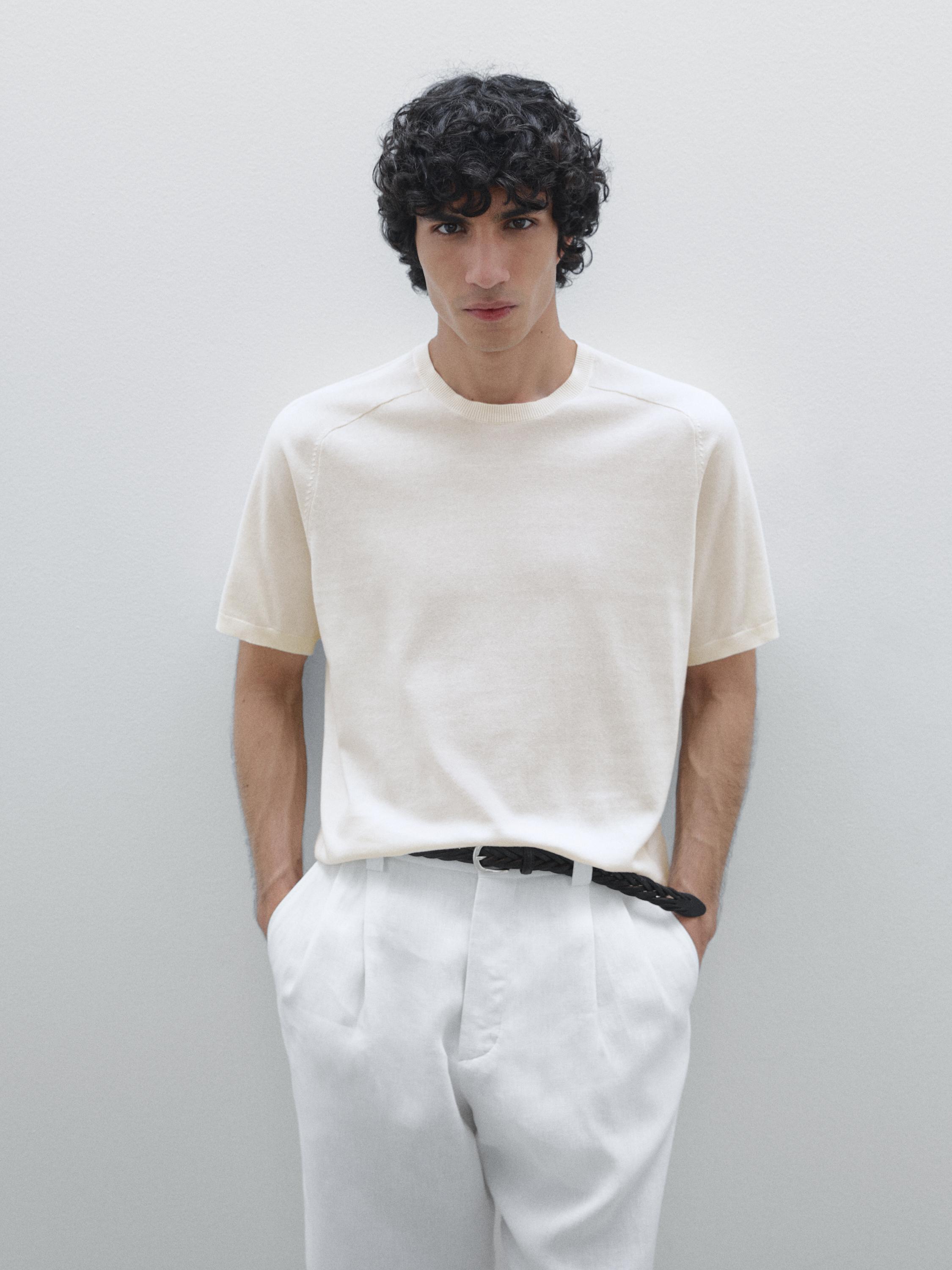Pull en maille 100 % coton