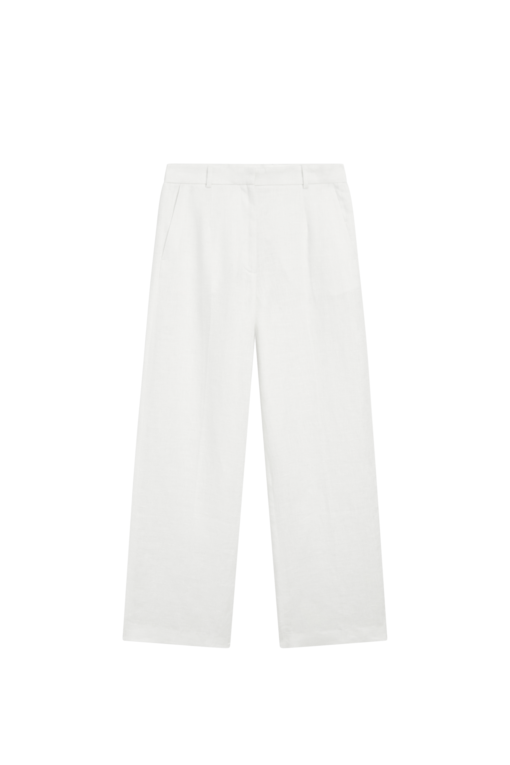 Massimo Dutti %100 keten pens detaylı pantolon görsel 7