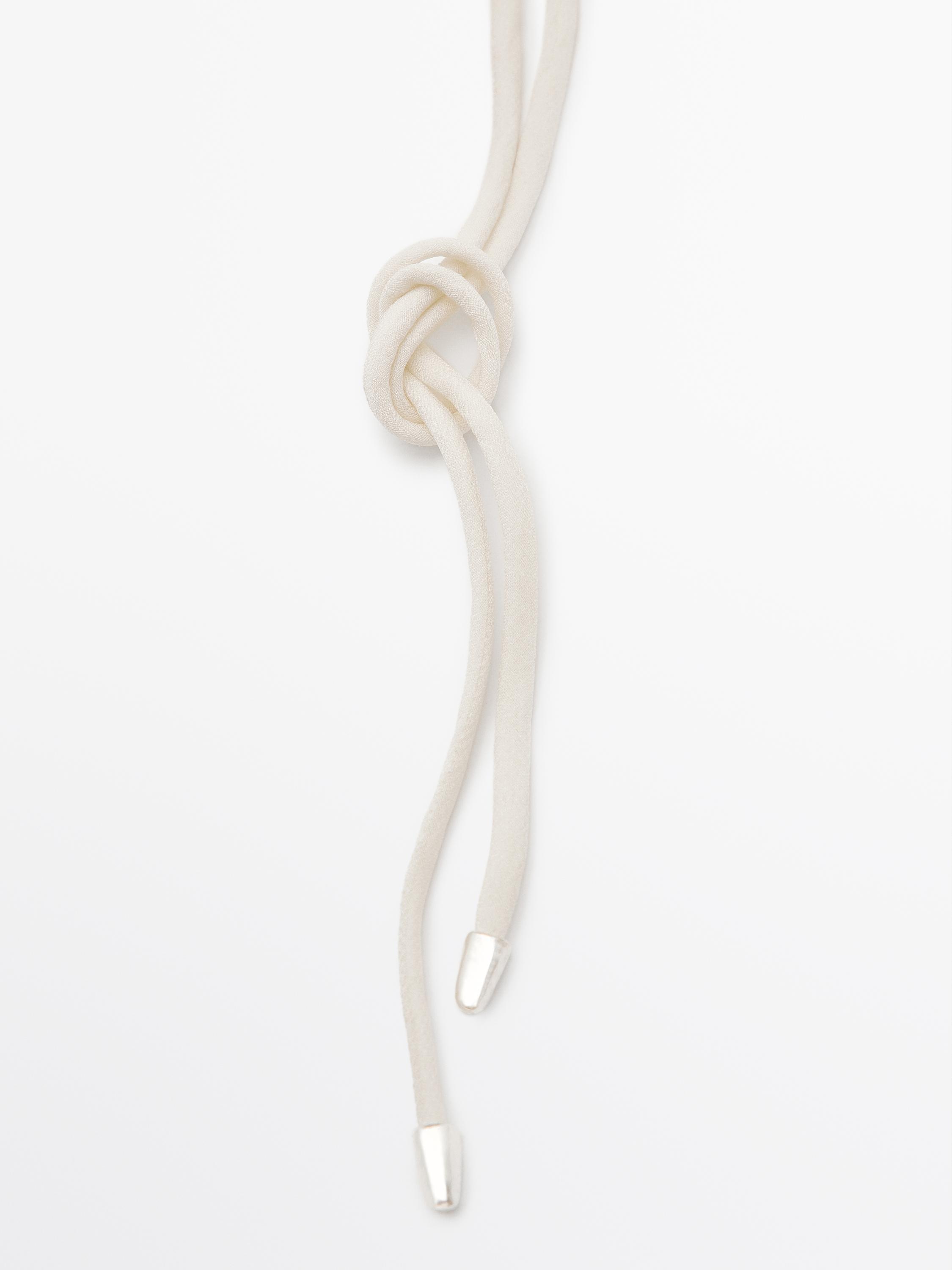 Stone charm necklace