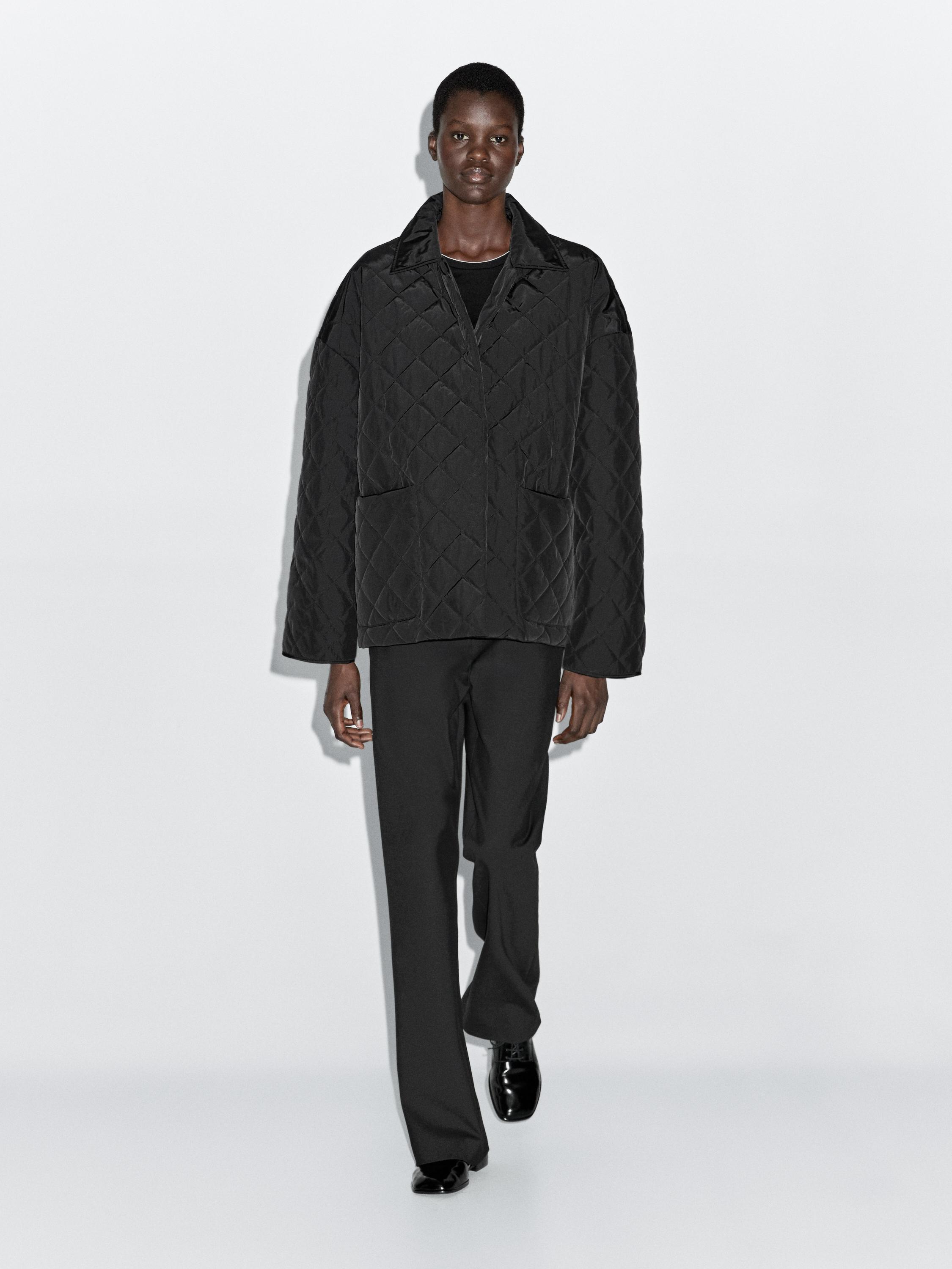 Lightweight jacket with scarf detail