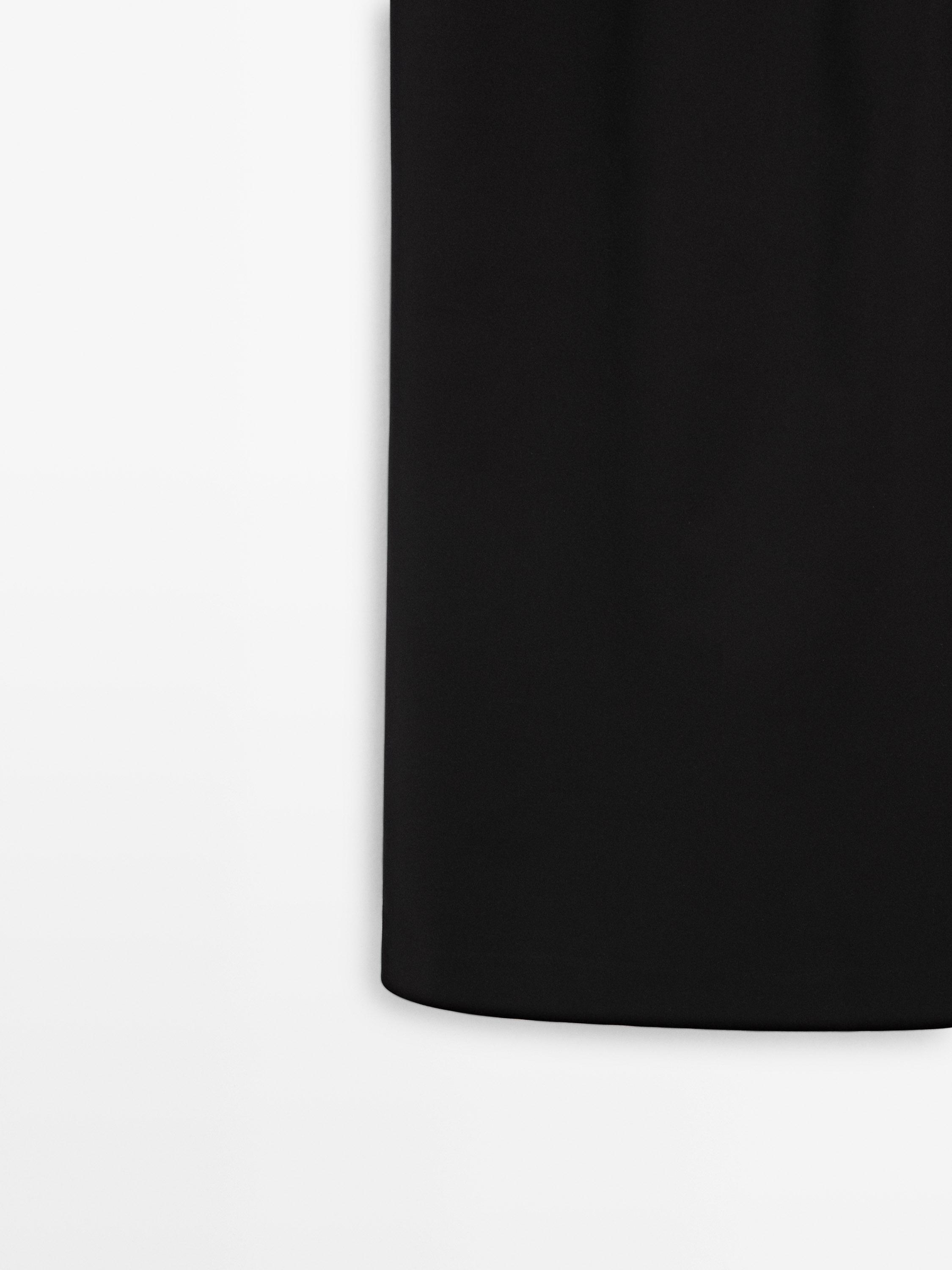 Robe midi cintrée à bretelles réglables