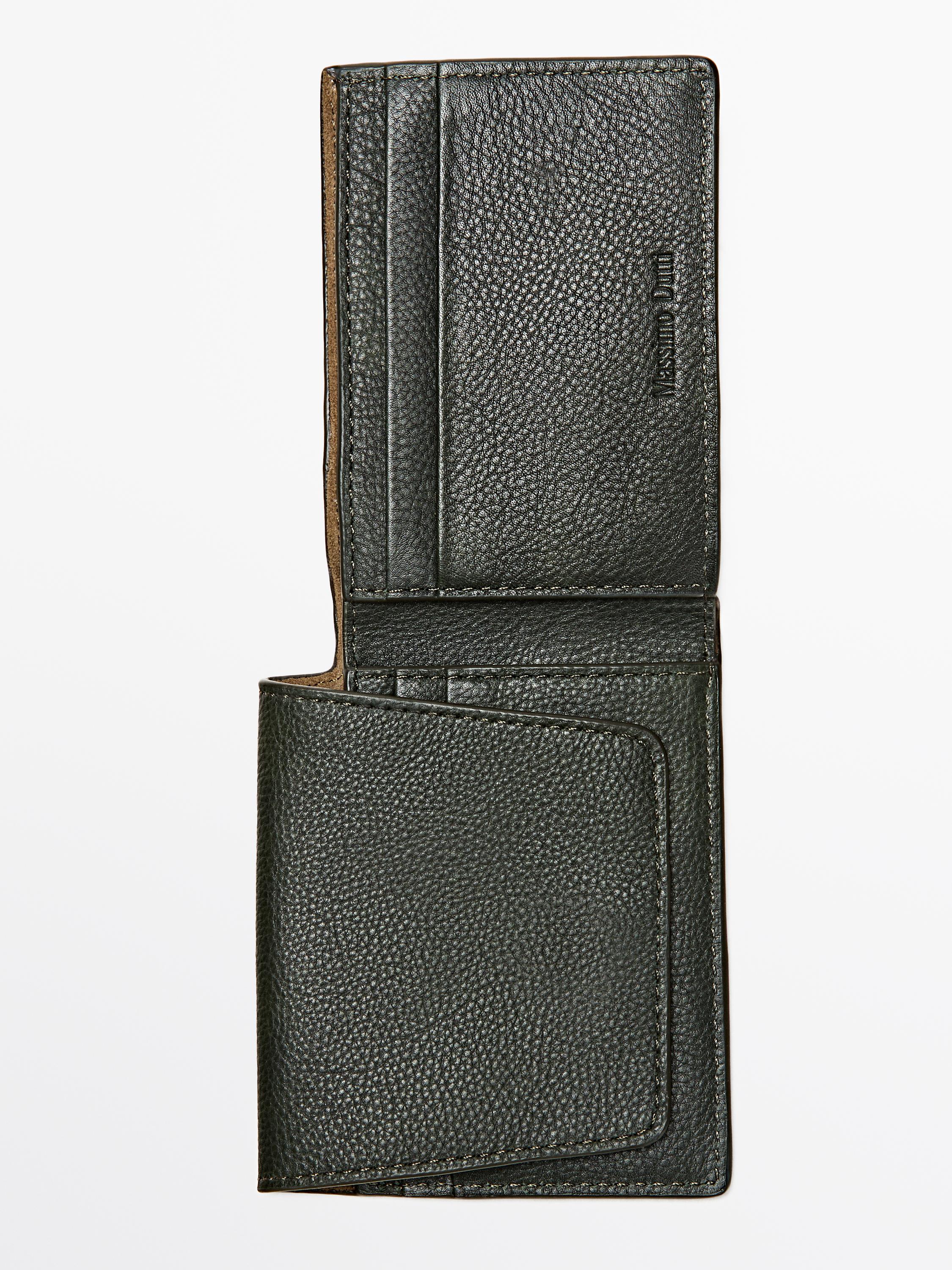 Nappa leather wallet — GREEN (alternate view)