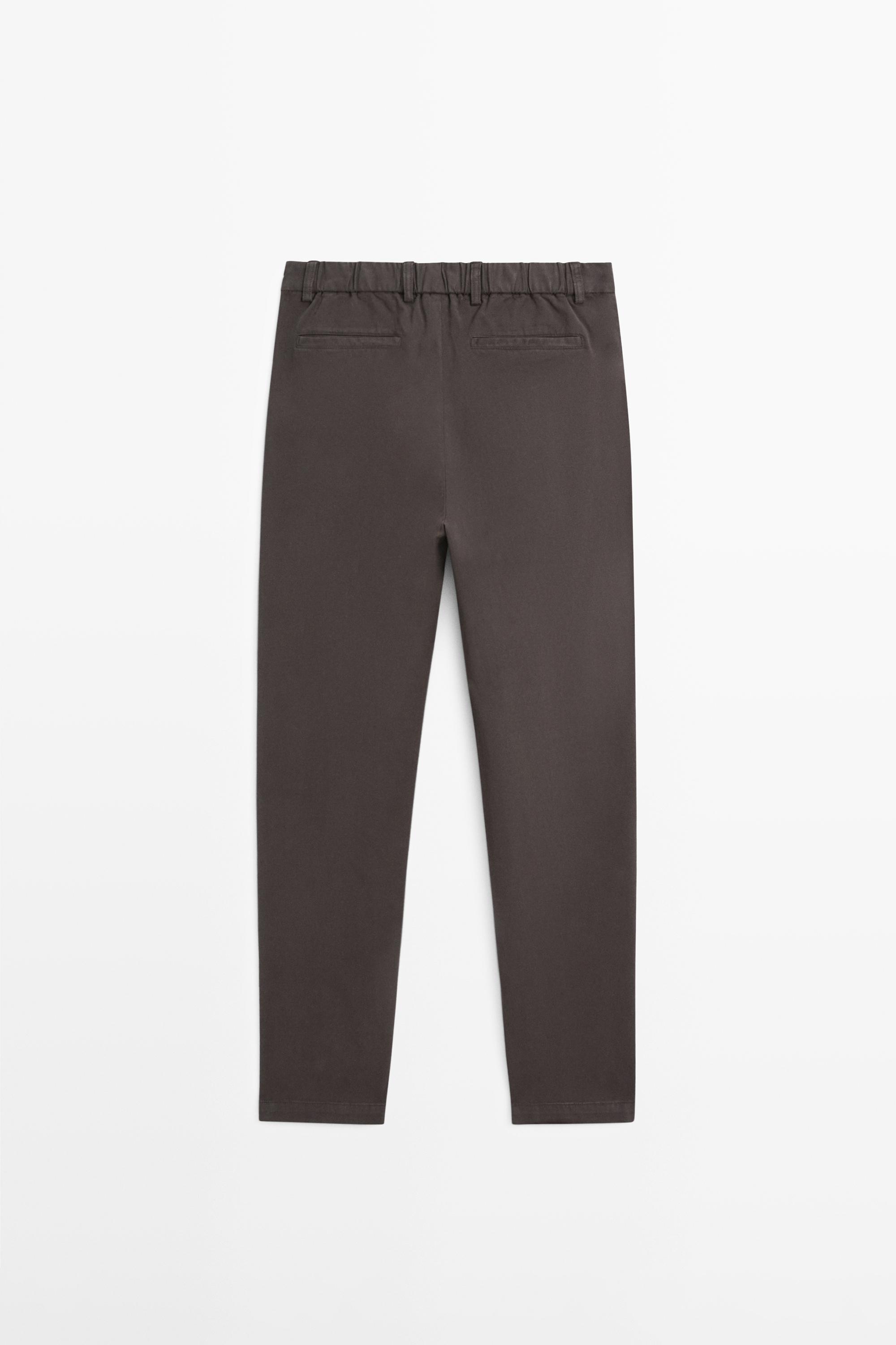 Jogger fit trousers — BROWN