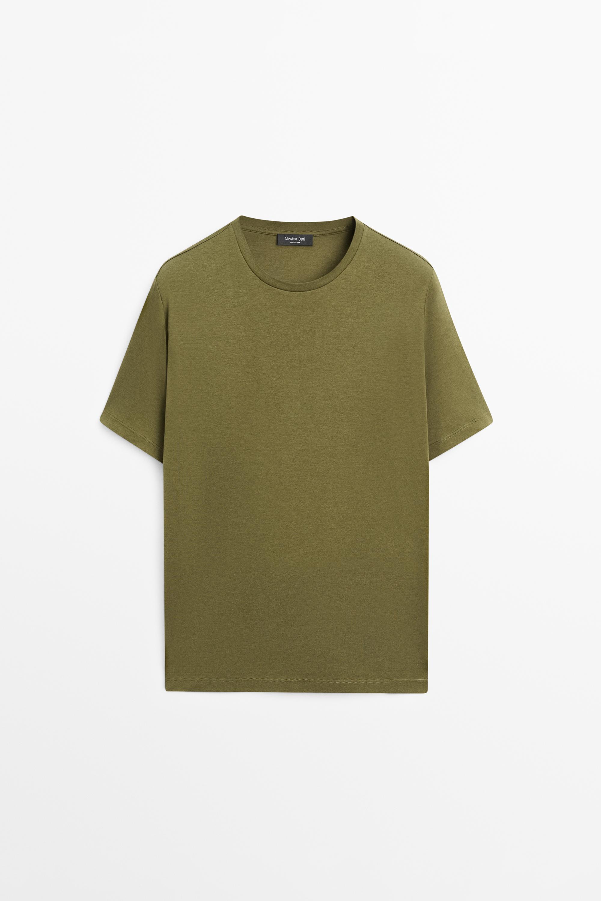 T-shirt à manches courtes en coton mélangé