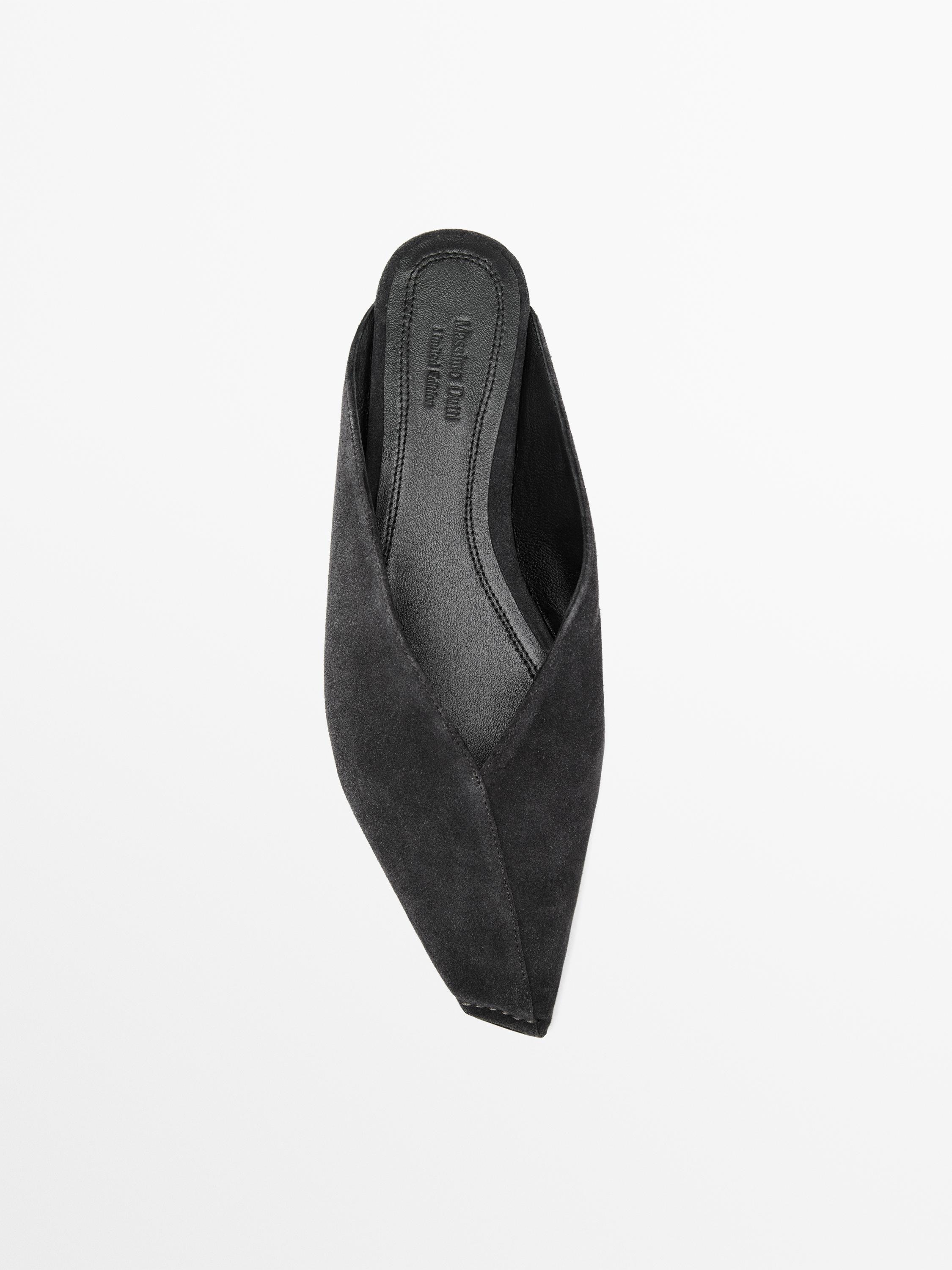 Leather slingback shoes - LIMITED