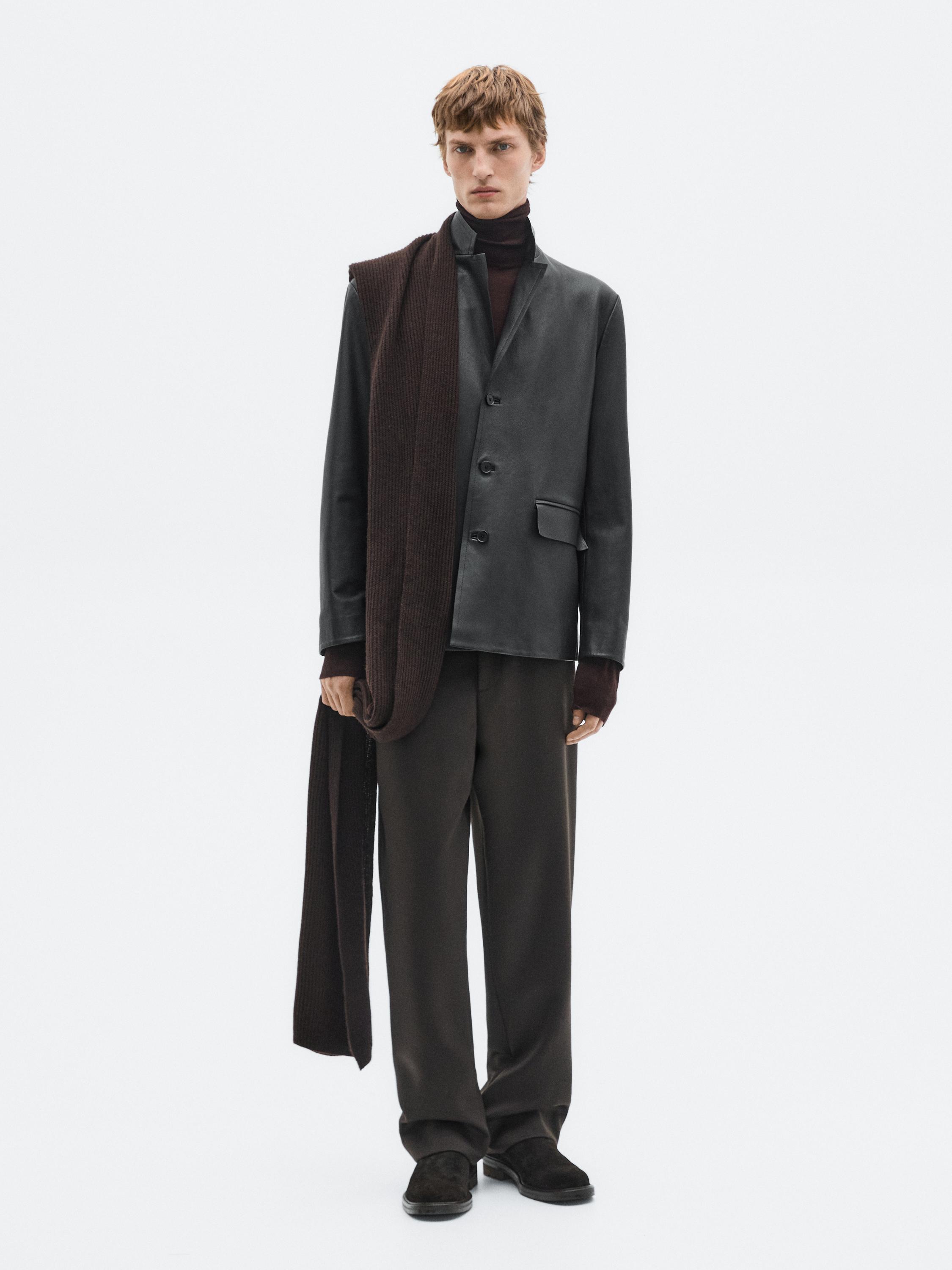 Blazer aus Nappaleder - LIMITED