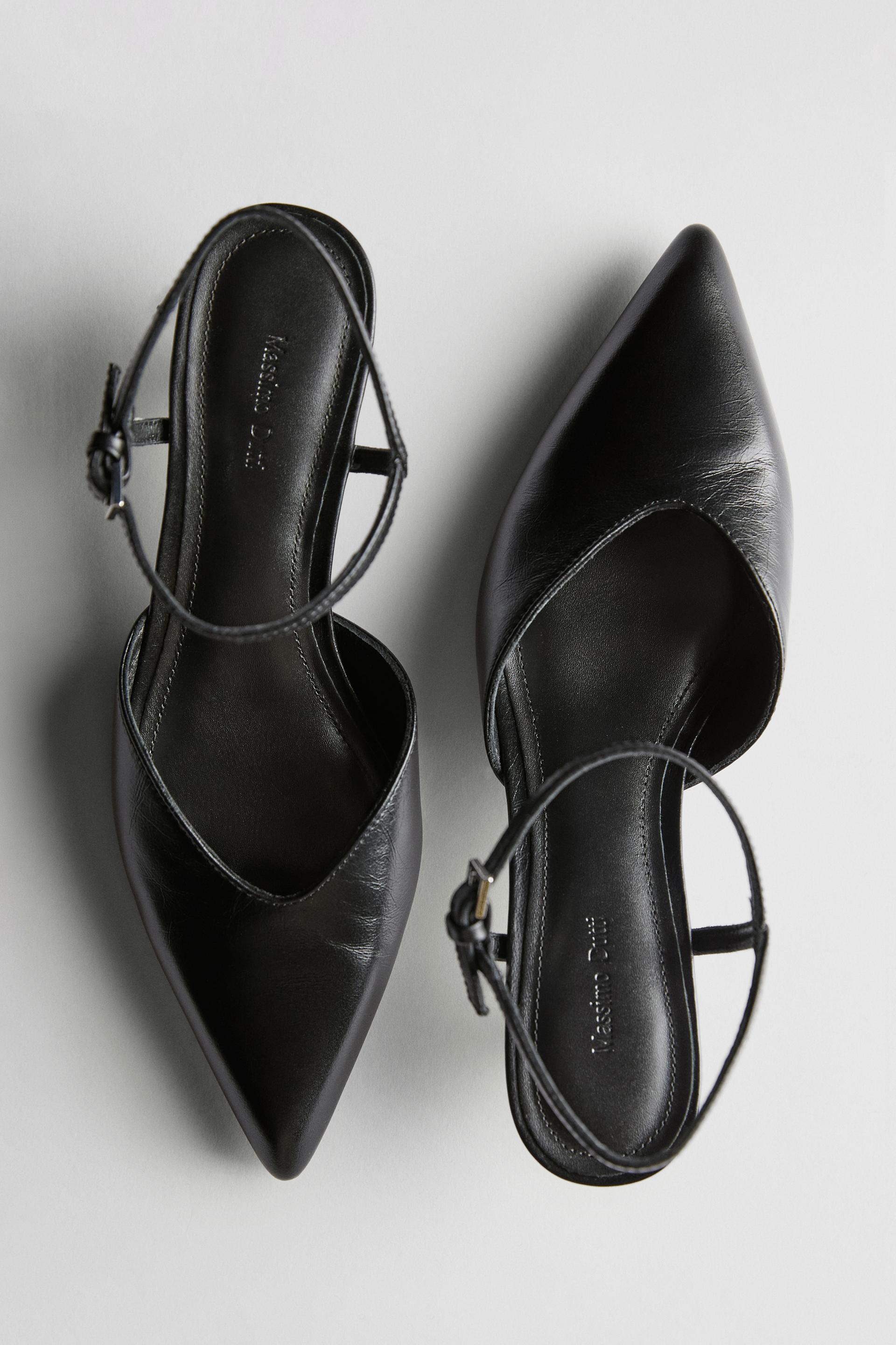 Zapato Tacón Destalonado - Negro - 42 - Massimo Dutti - Mujer