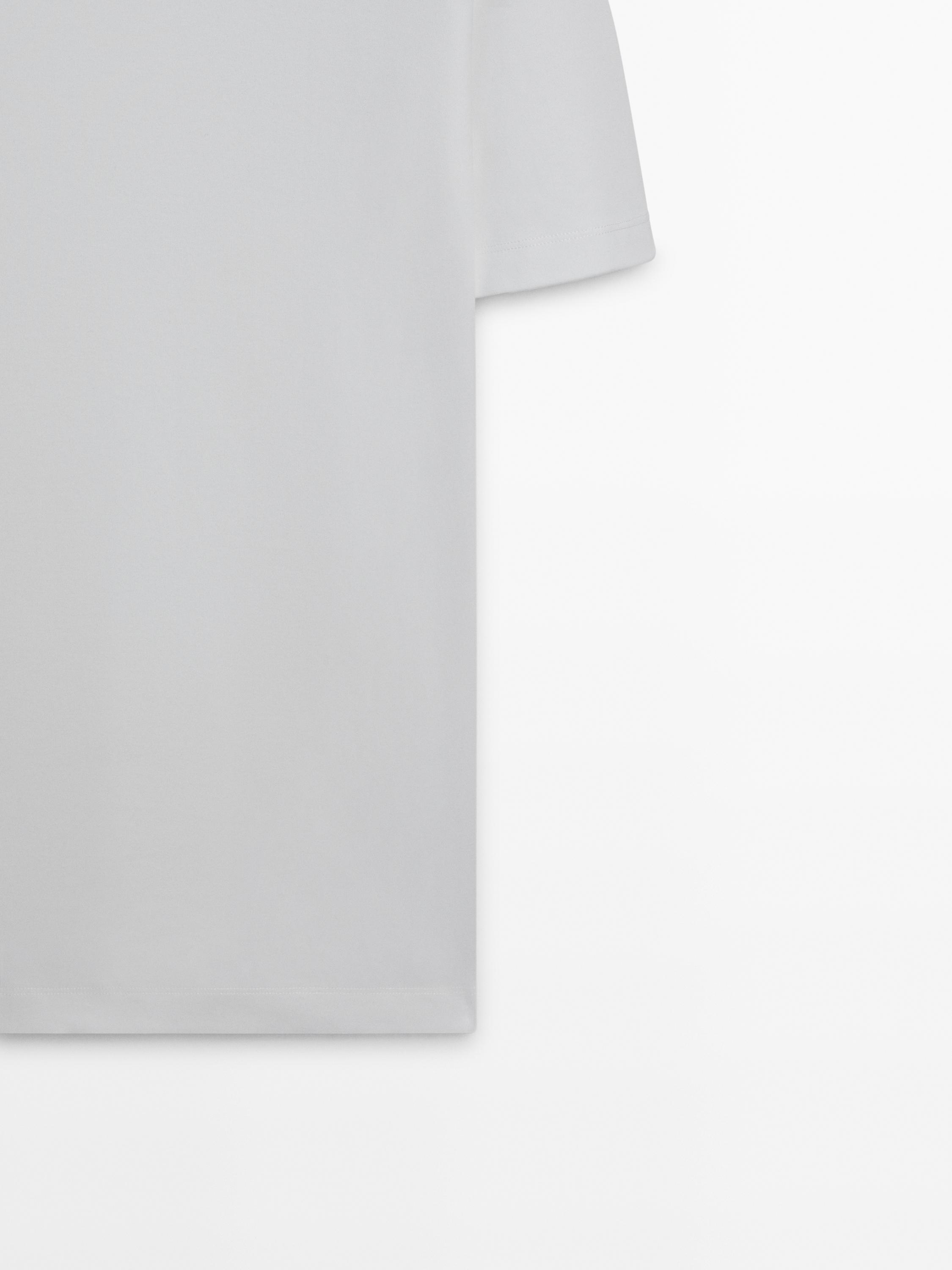 100% cotton short sleeve T-shirt — WHITE