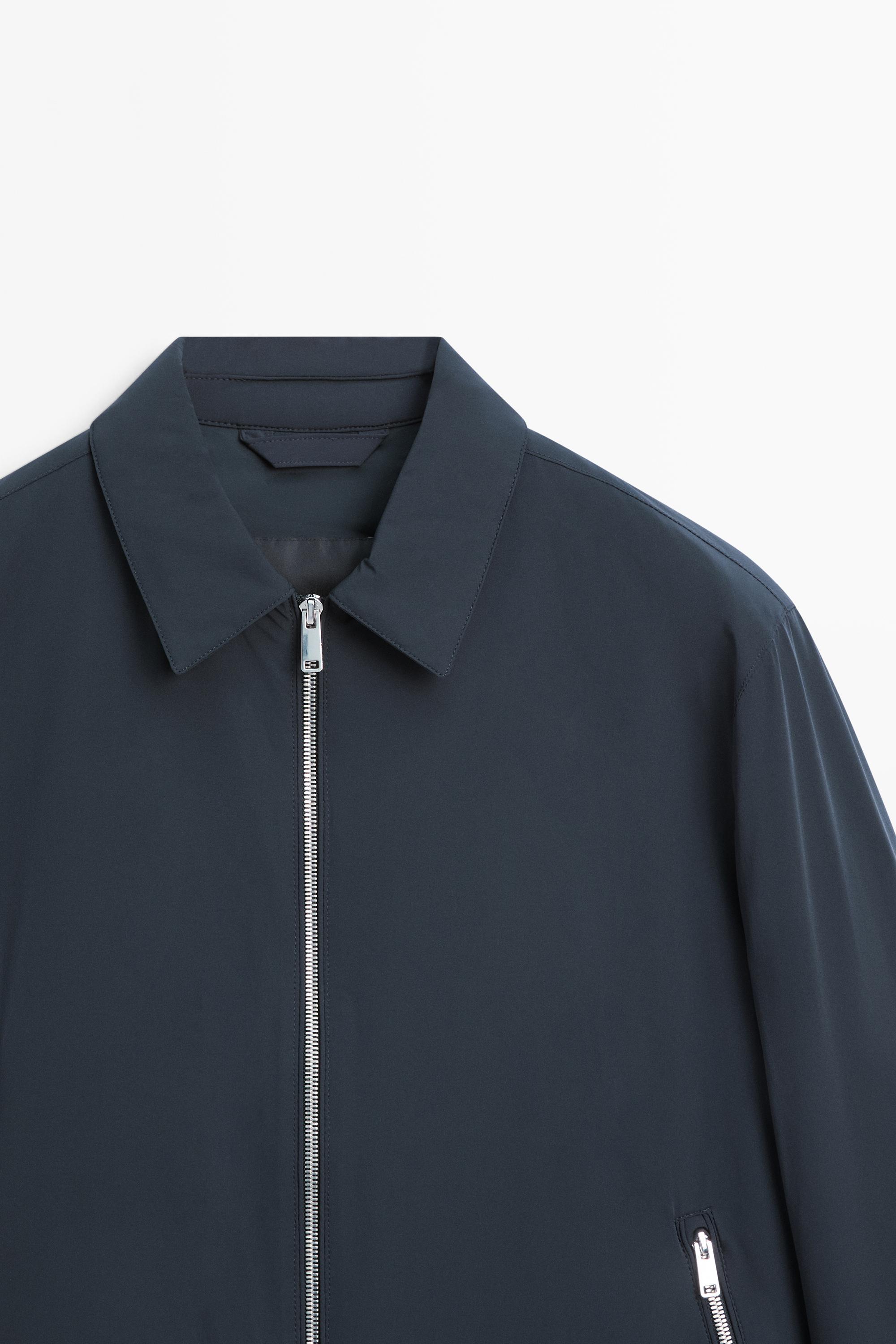 Short jacket with pocket details — NAVY BLUE