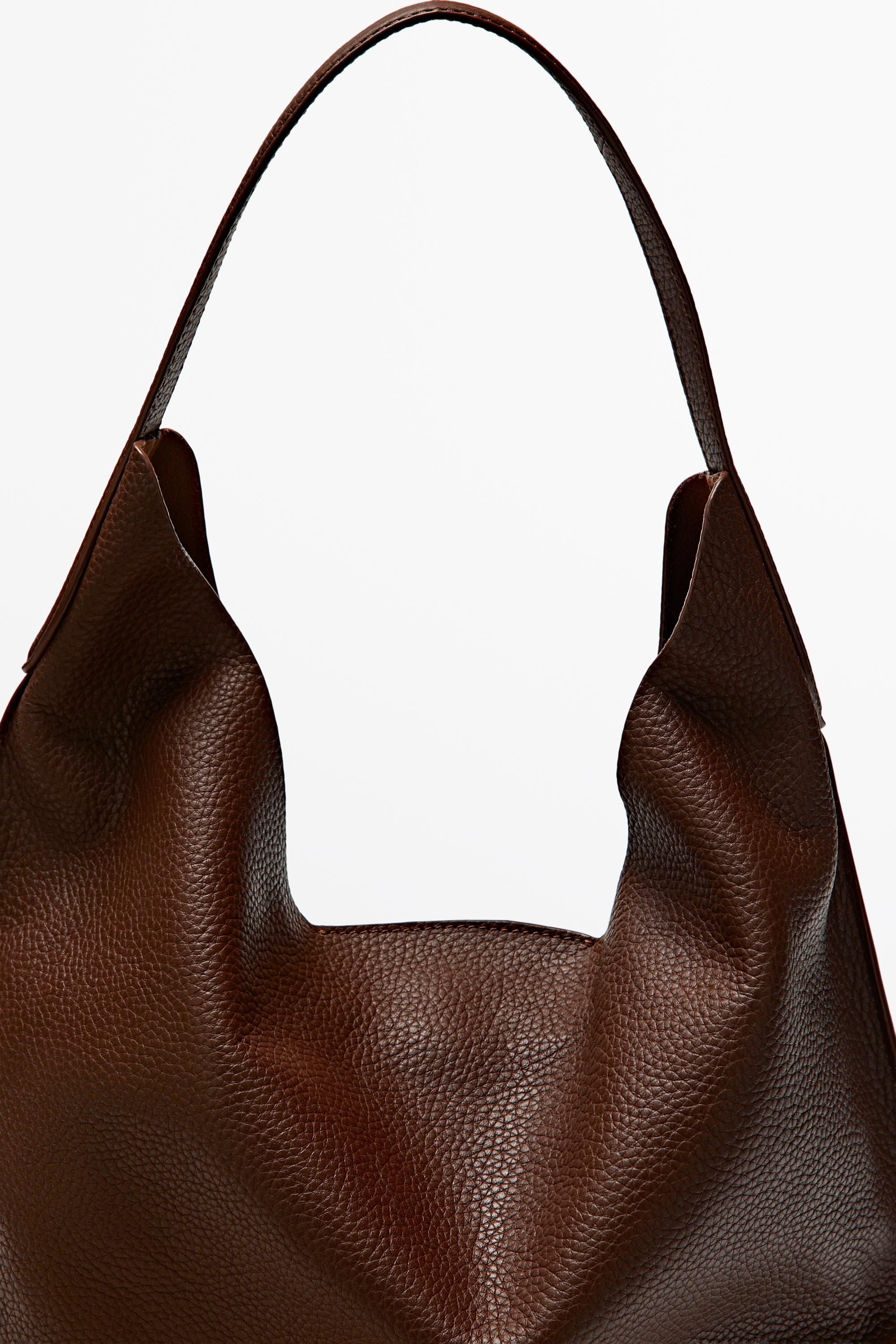 Medium nappa leather shoulder bag