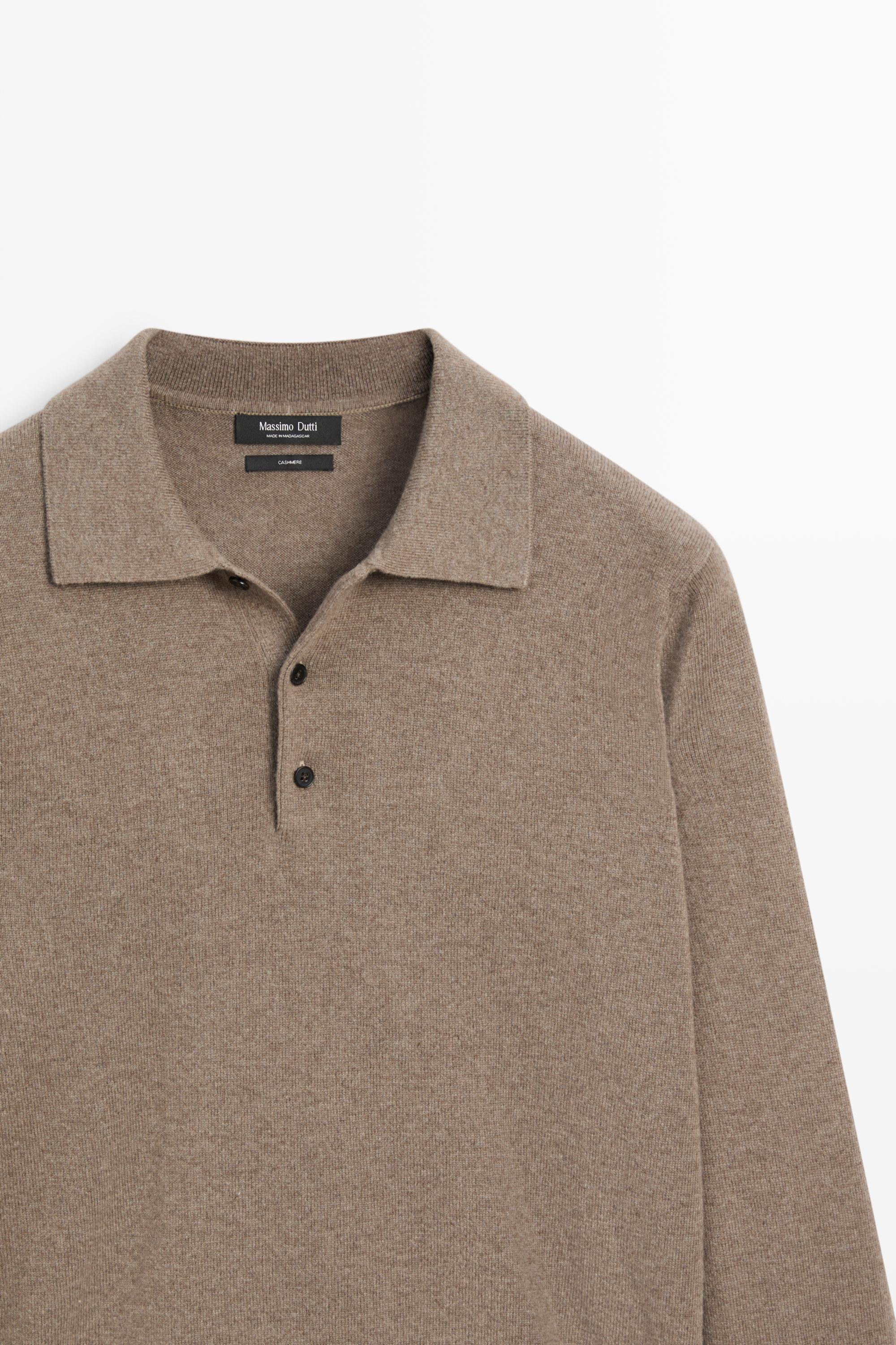 100% kasjmier tricot polotrui