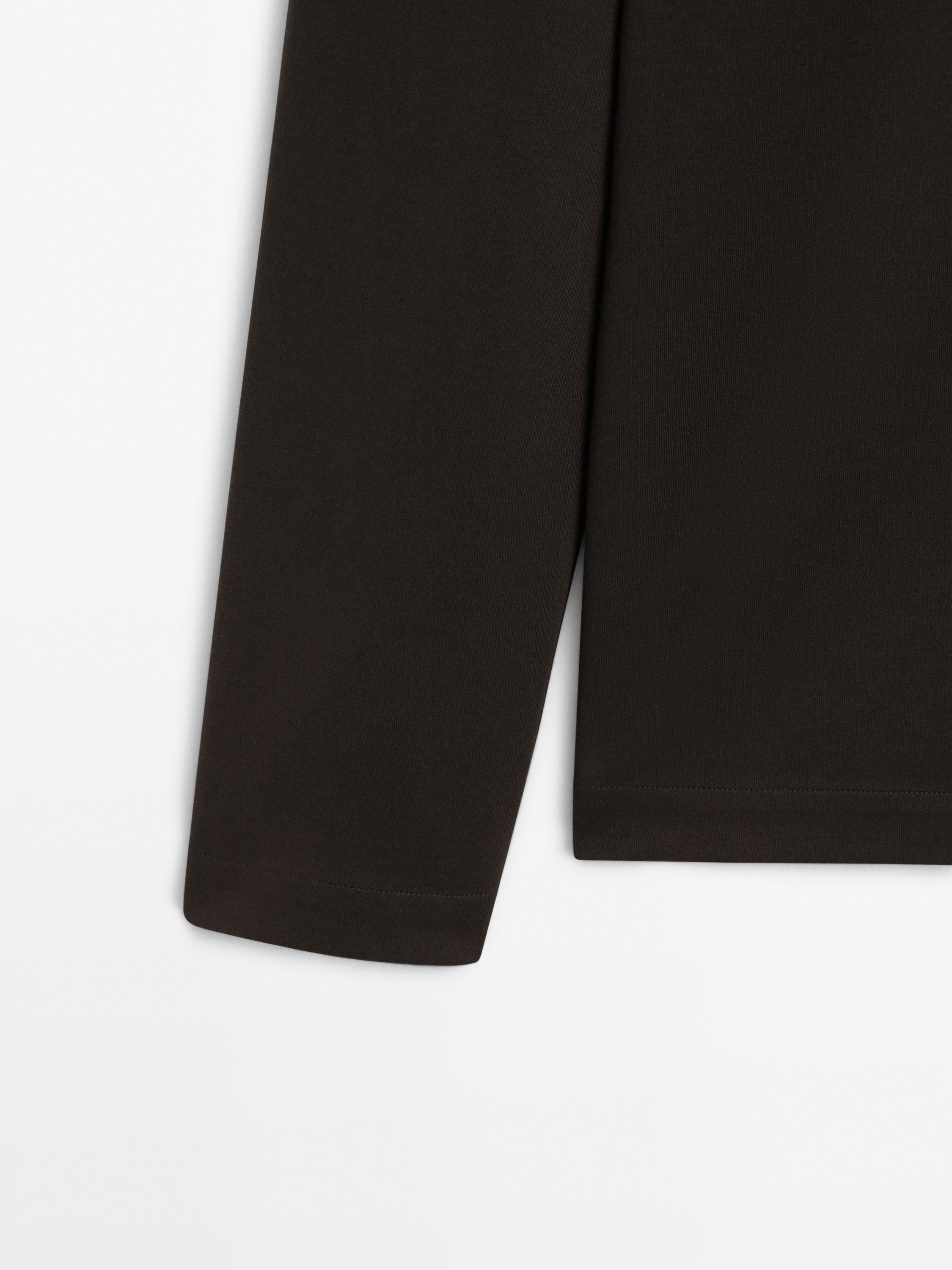 Long sleeve polo sweater