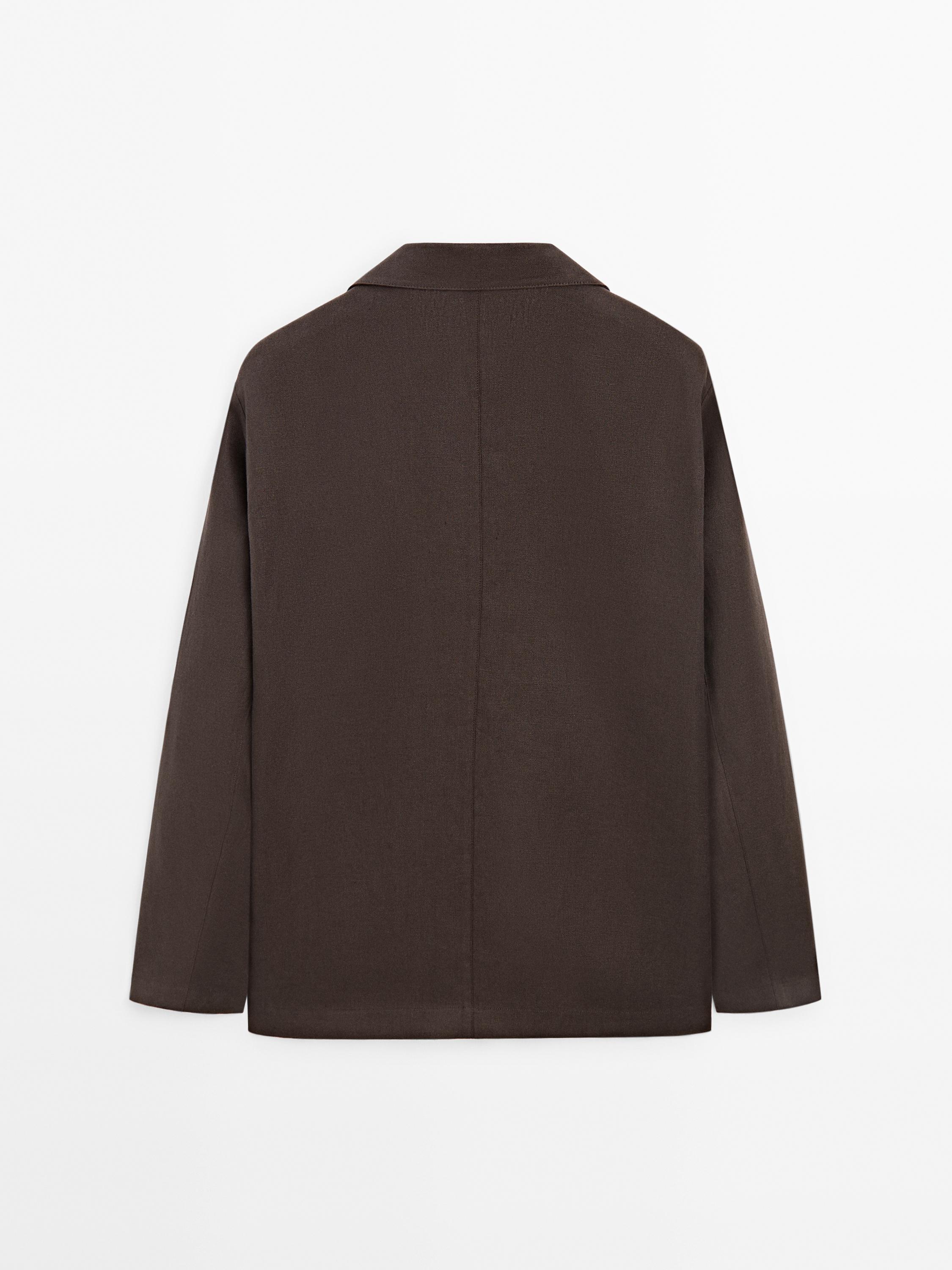 100% linen overshirt