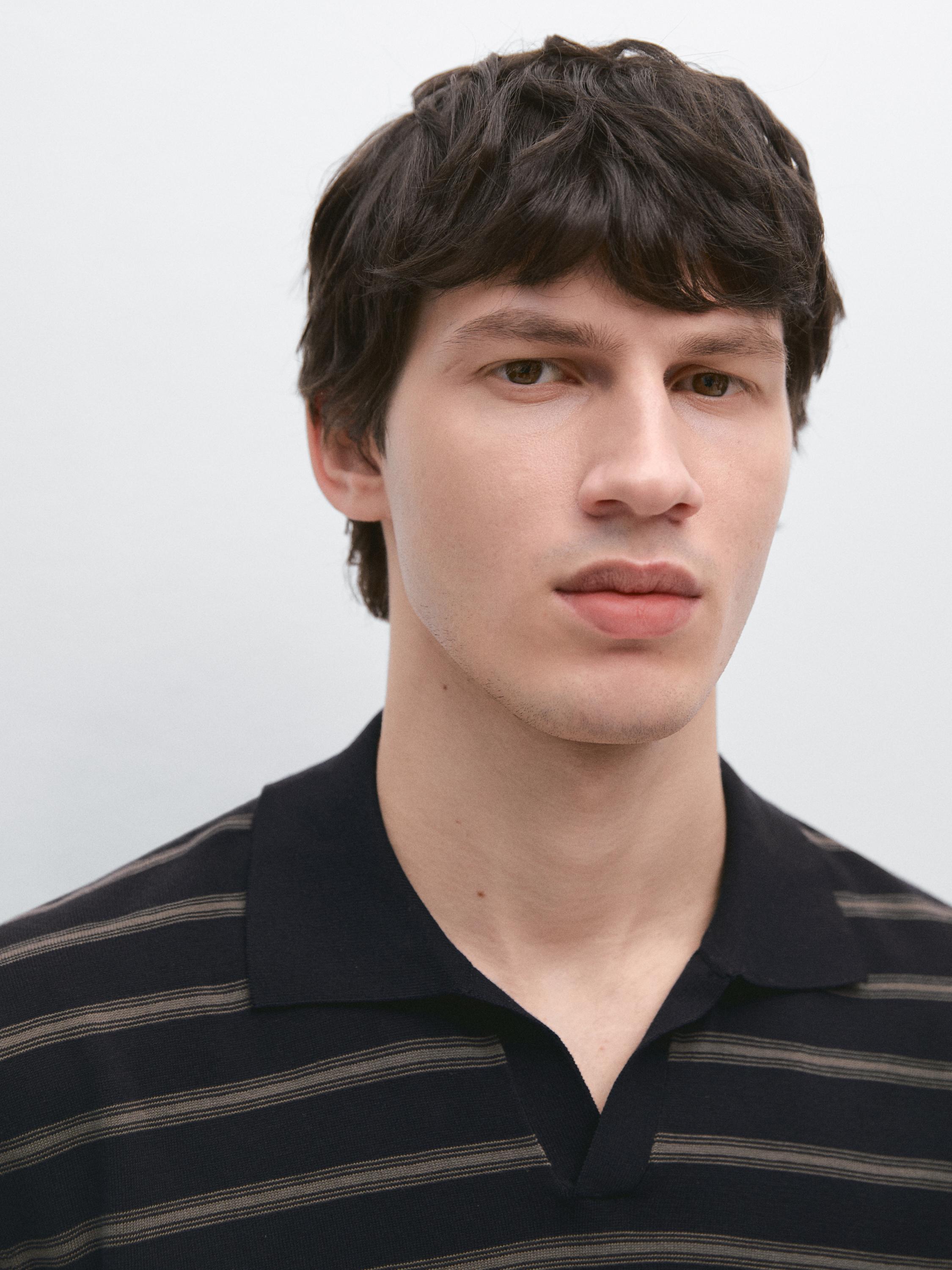 Jersei polo punt ratlles contrast