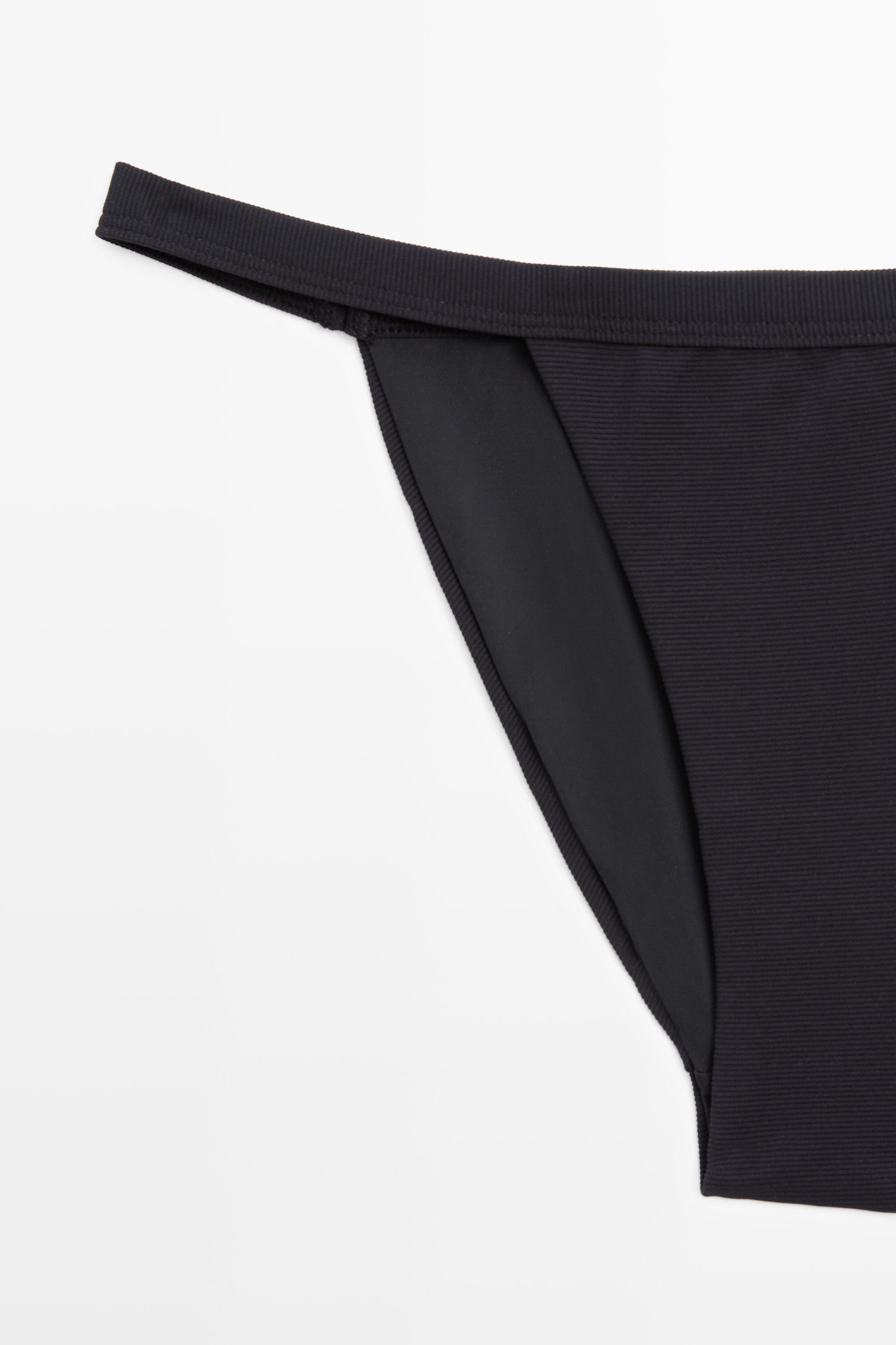 Triangle bikini bottoms — BLACK