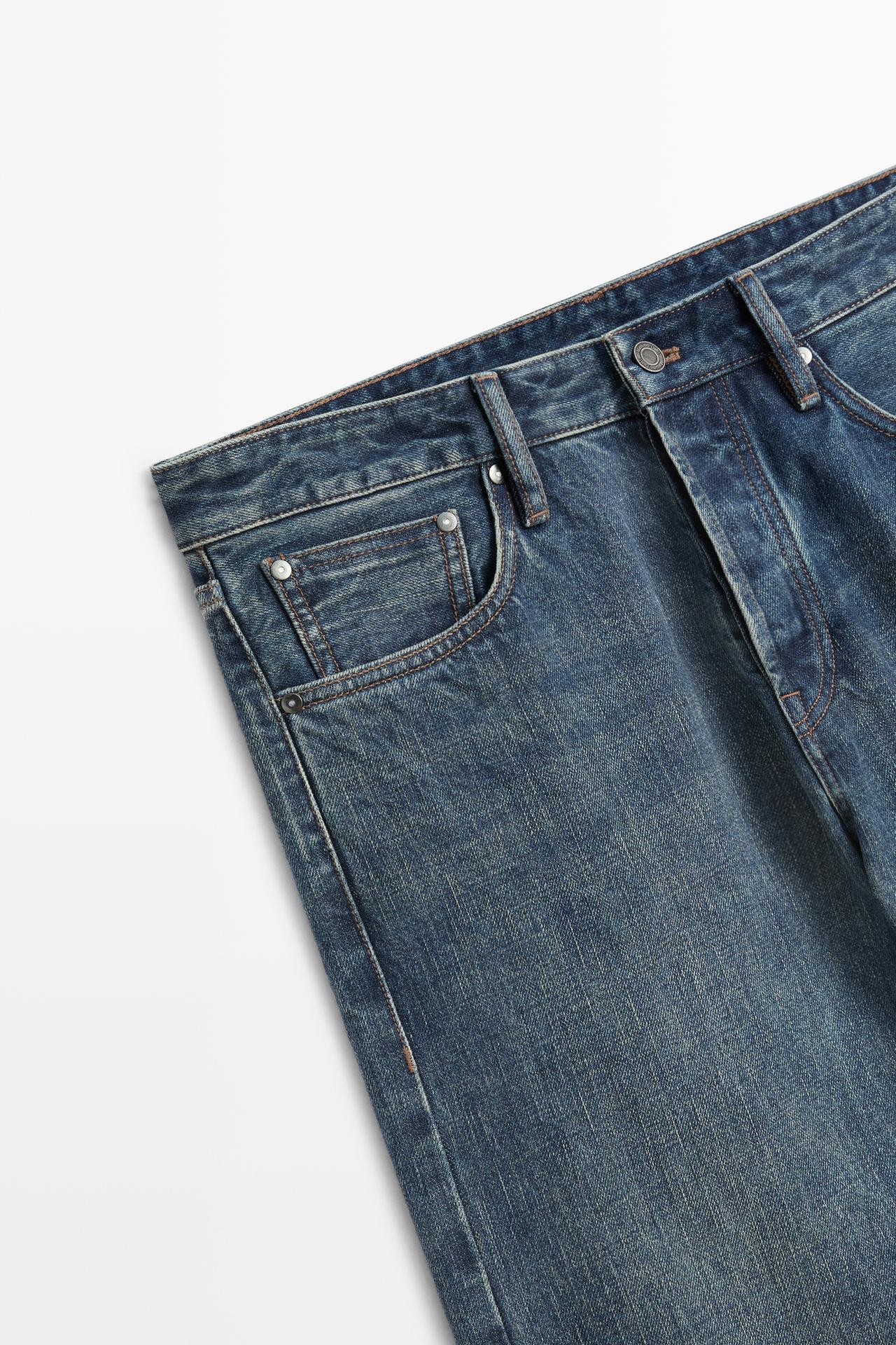 Selvedge fit jeans — MEDIUM BLUE