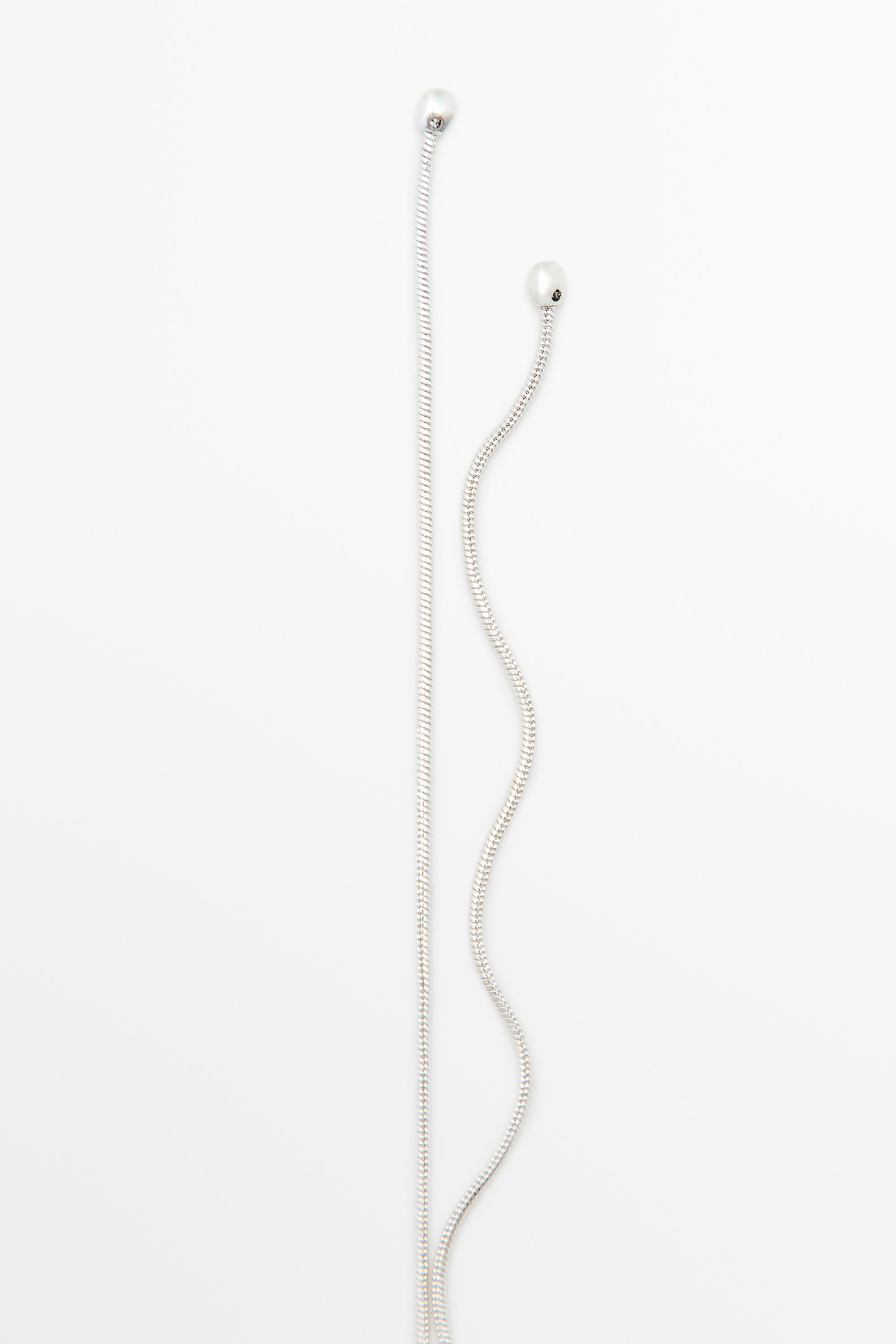 Lariat necklace — SILVER