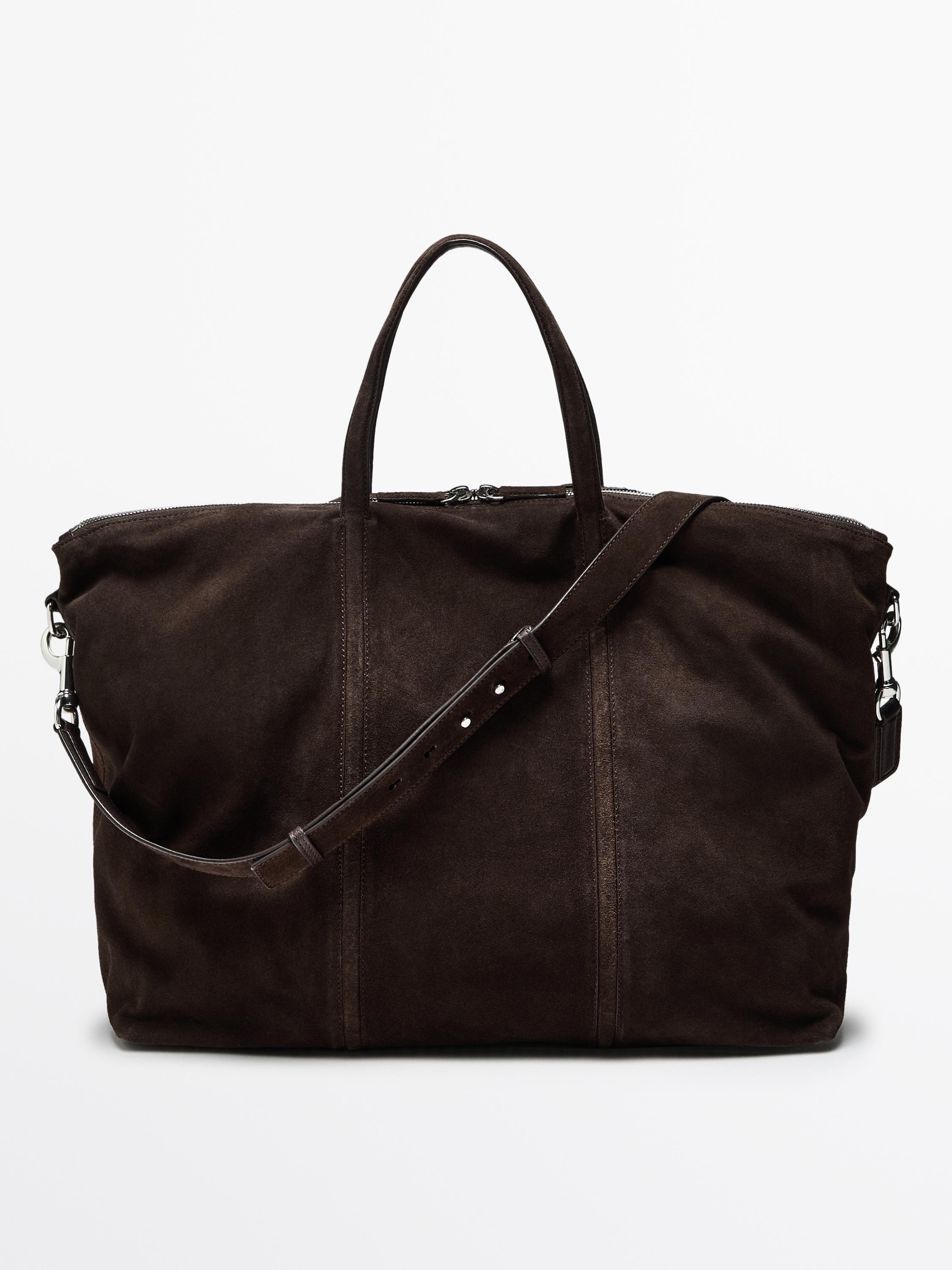 Nappa leather travel bag