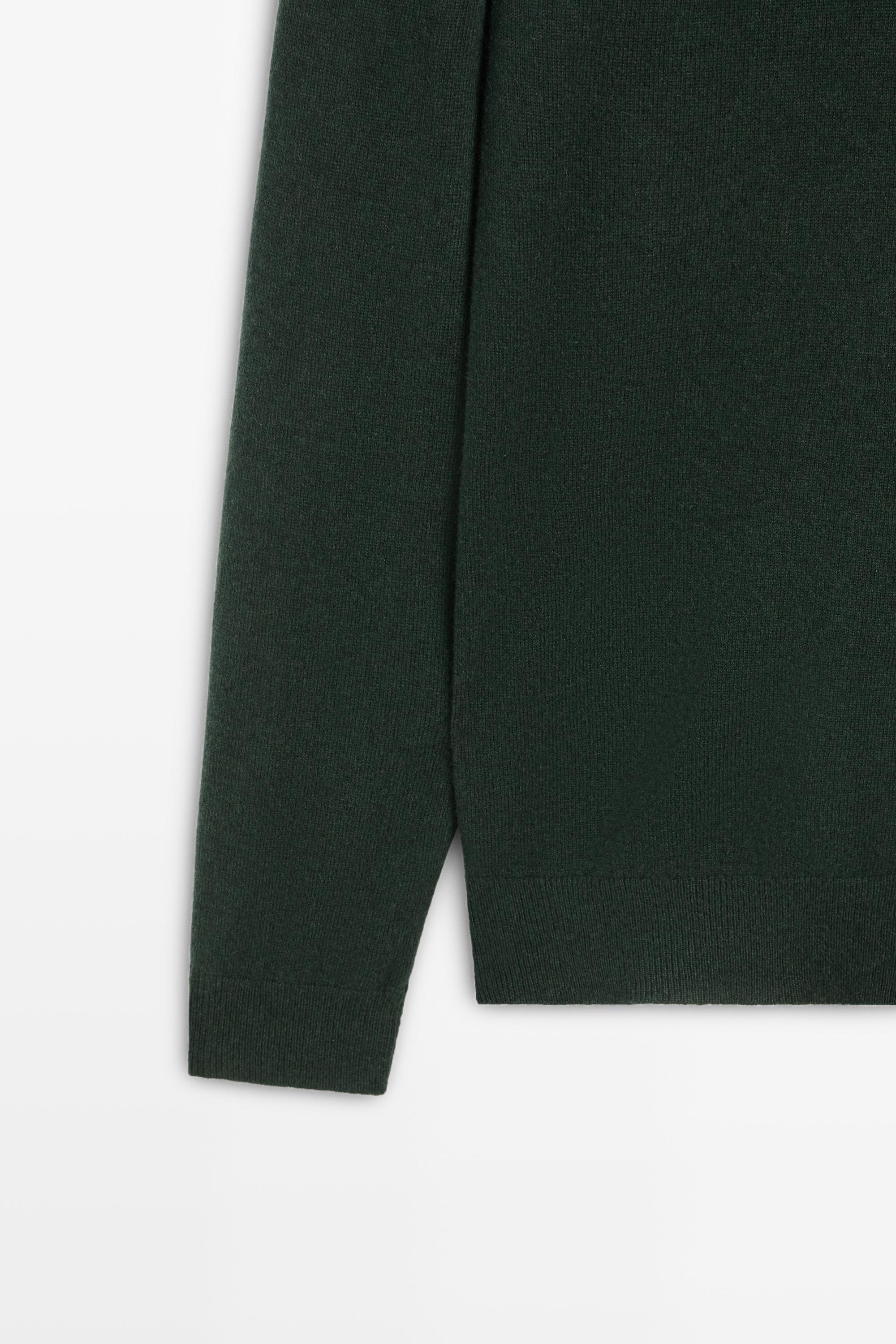 Massimo Dutti %100 kaşmir triko polo kazak