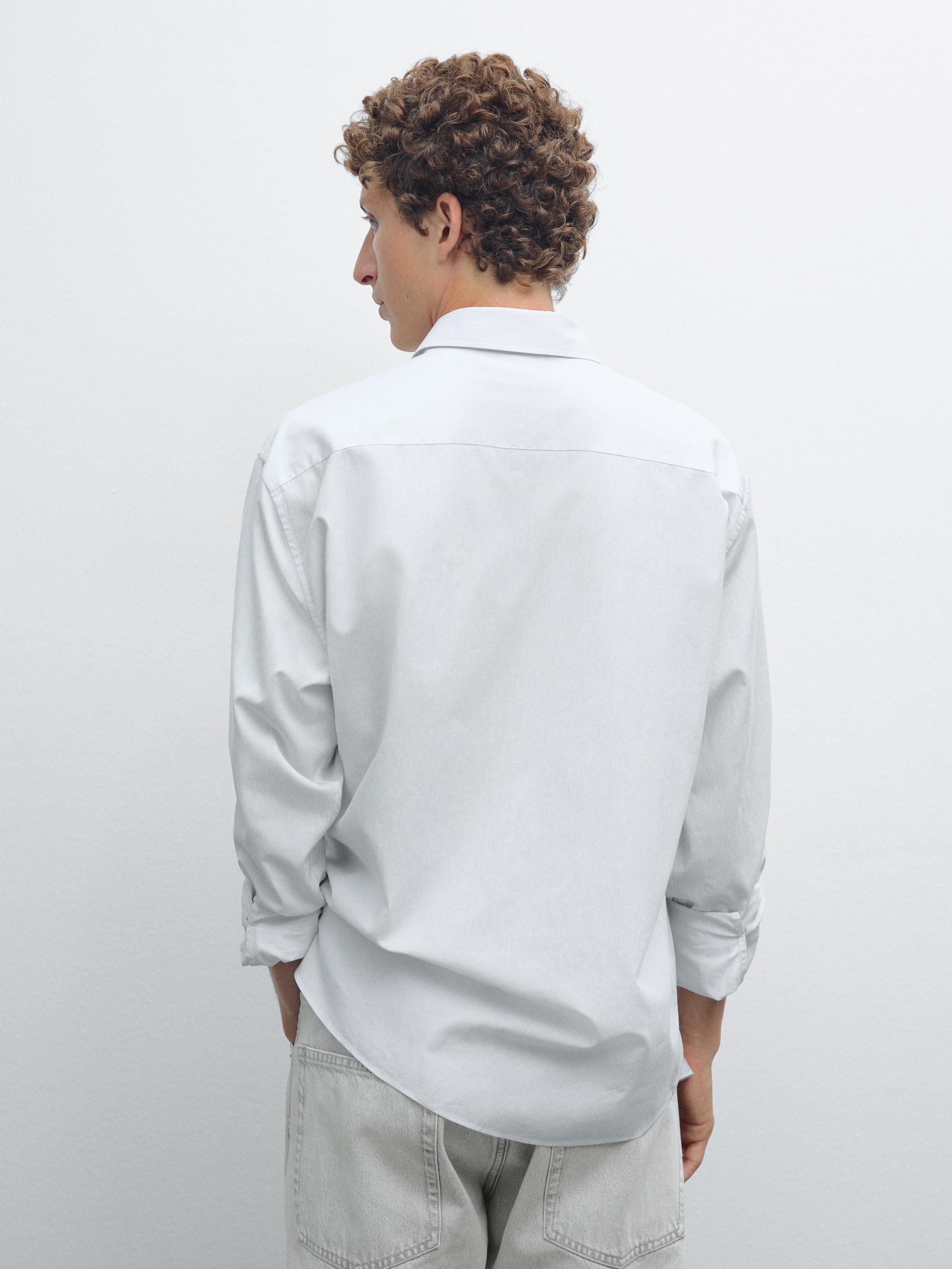 Regular fit striped shirt