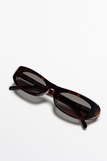 Rectangular sunglasses — BROWN 4