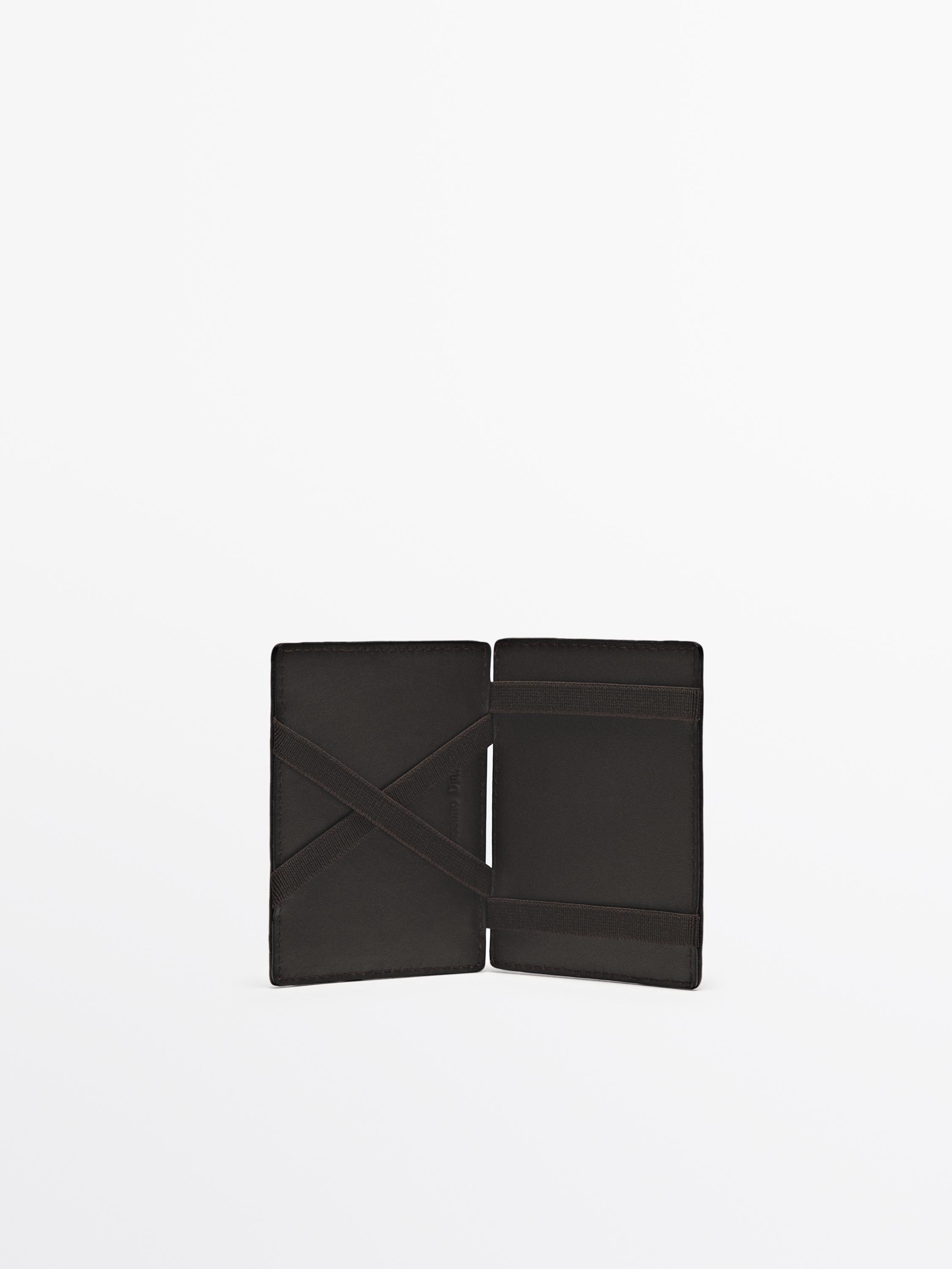 Nappa leather "magic" wallet