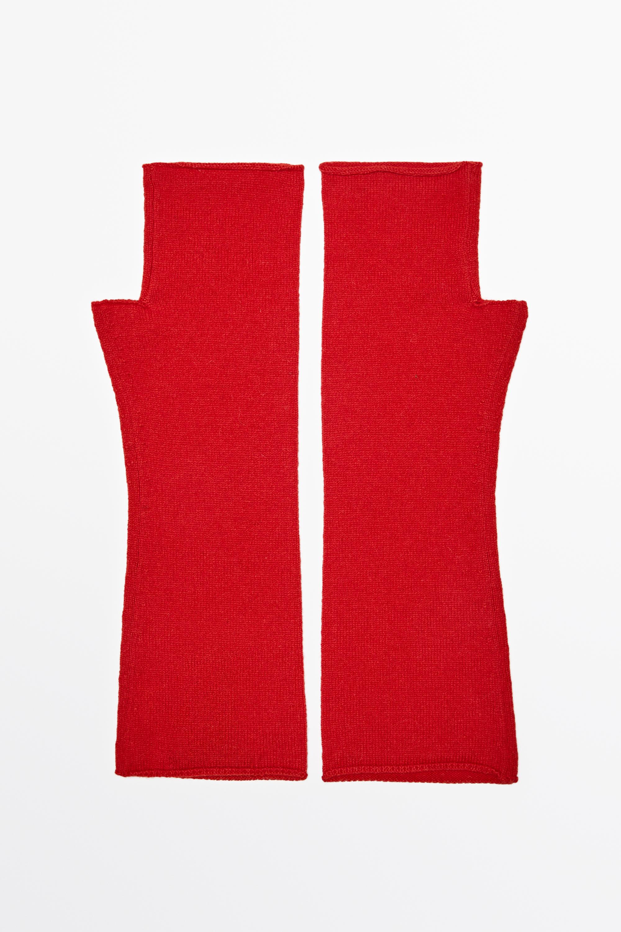 Wool and cashmere knit scarf