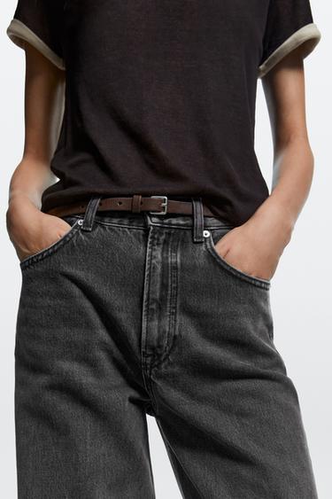 High-waist wide-leg jeans — GREY 3