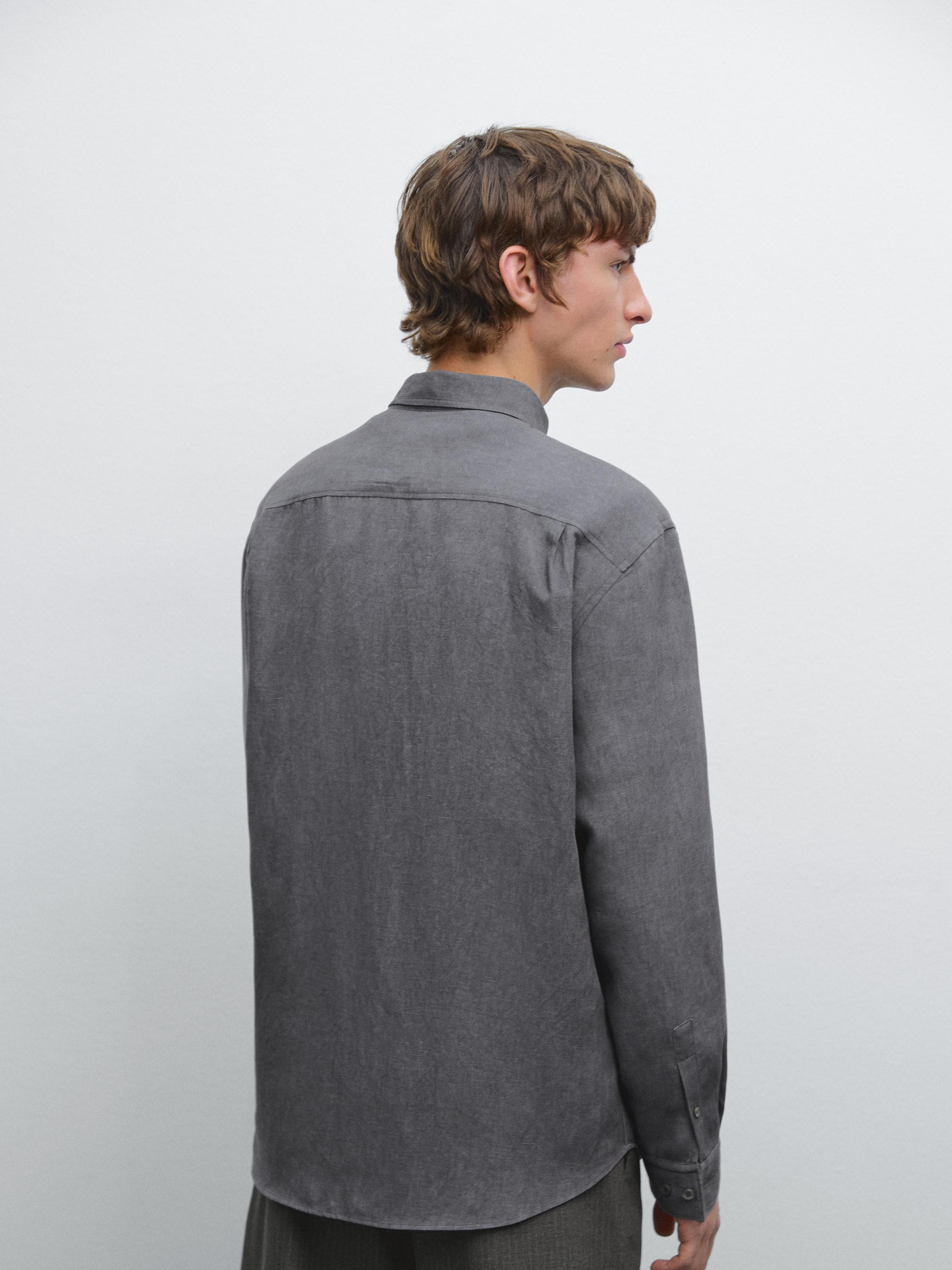 Regular fit flowing shirt