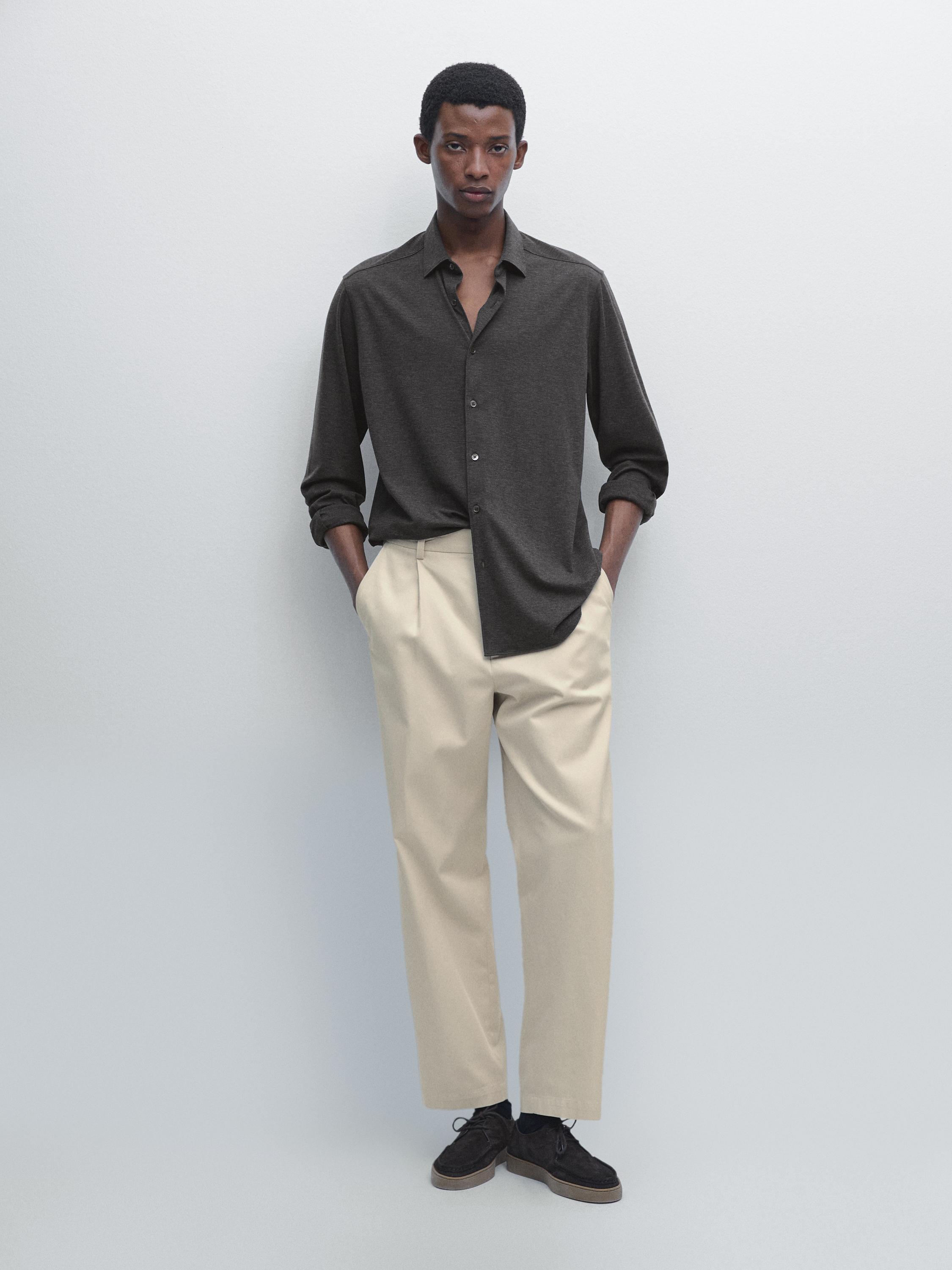 Slim fit stretch shirt