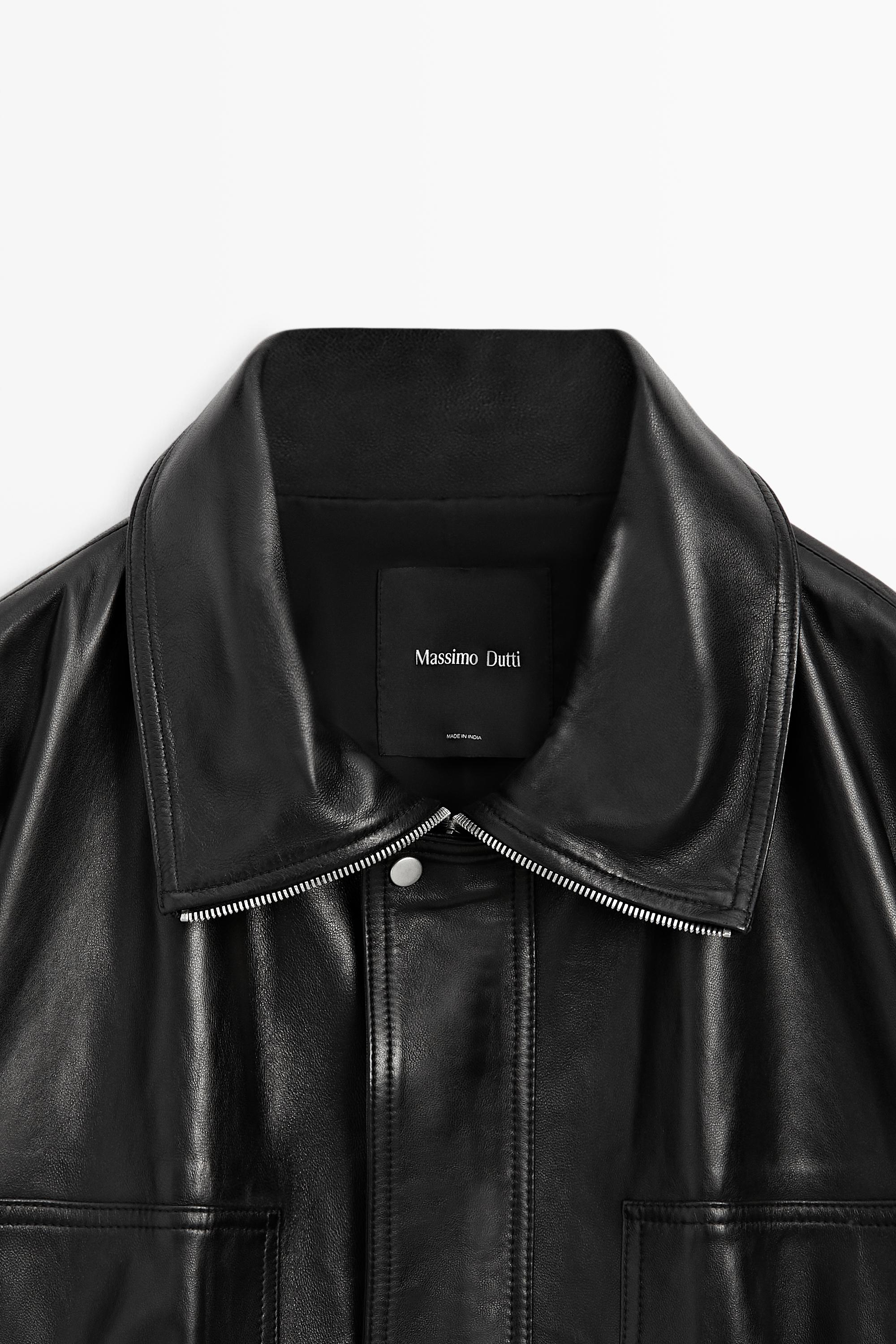 Women's Leather Jackets - Massimo Dutti - ES