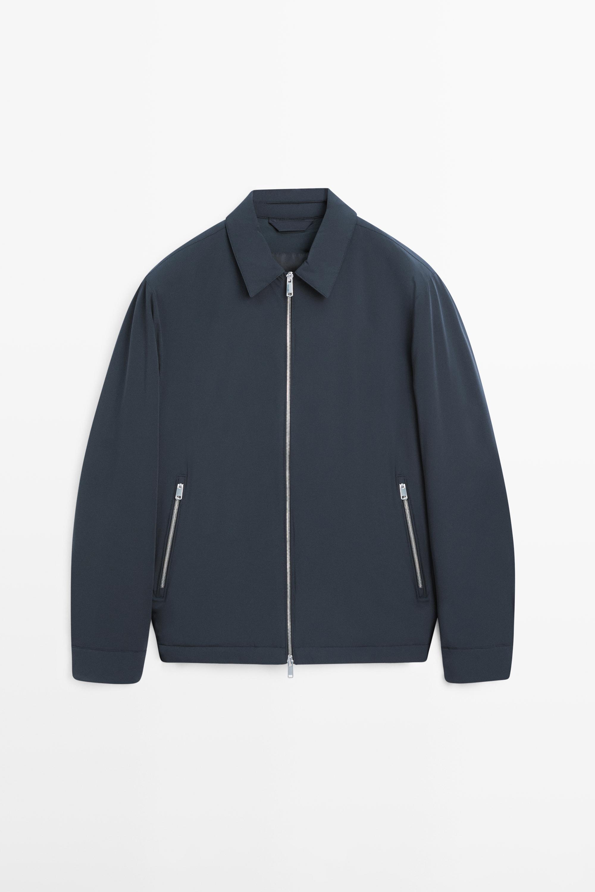 Short jacket with pocket details — NAVY BLUE