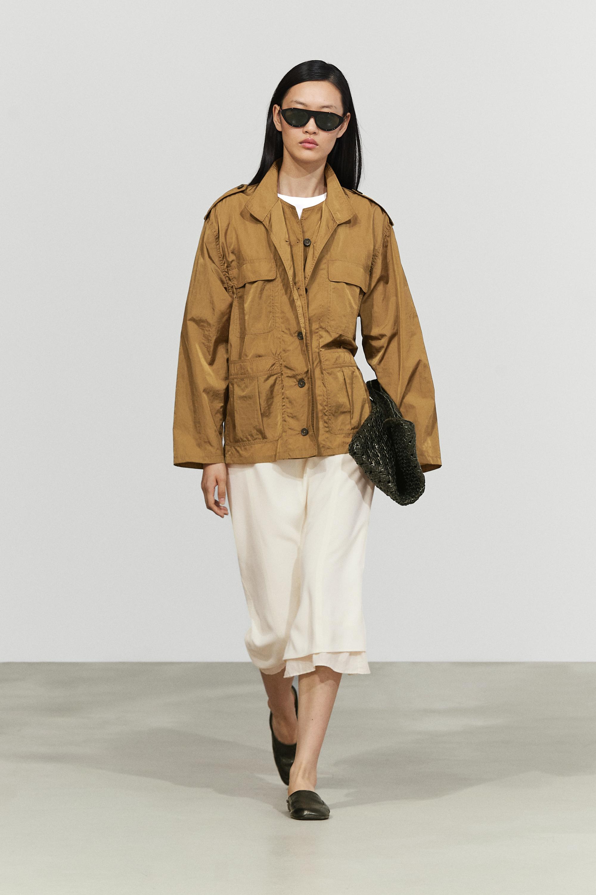 Technical overshirt with pocket details — TOFFEE