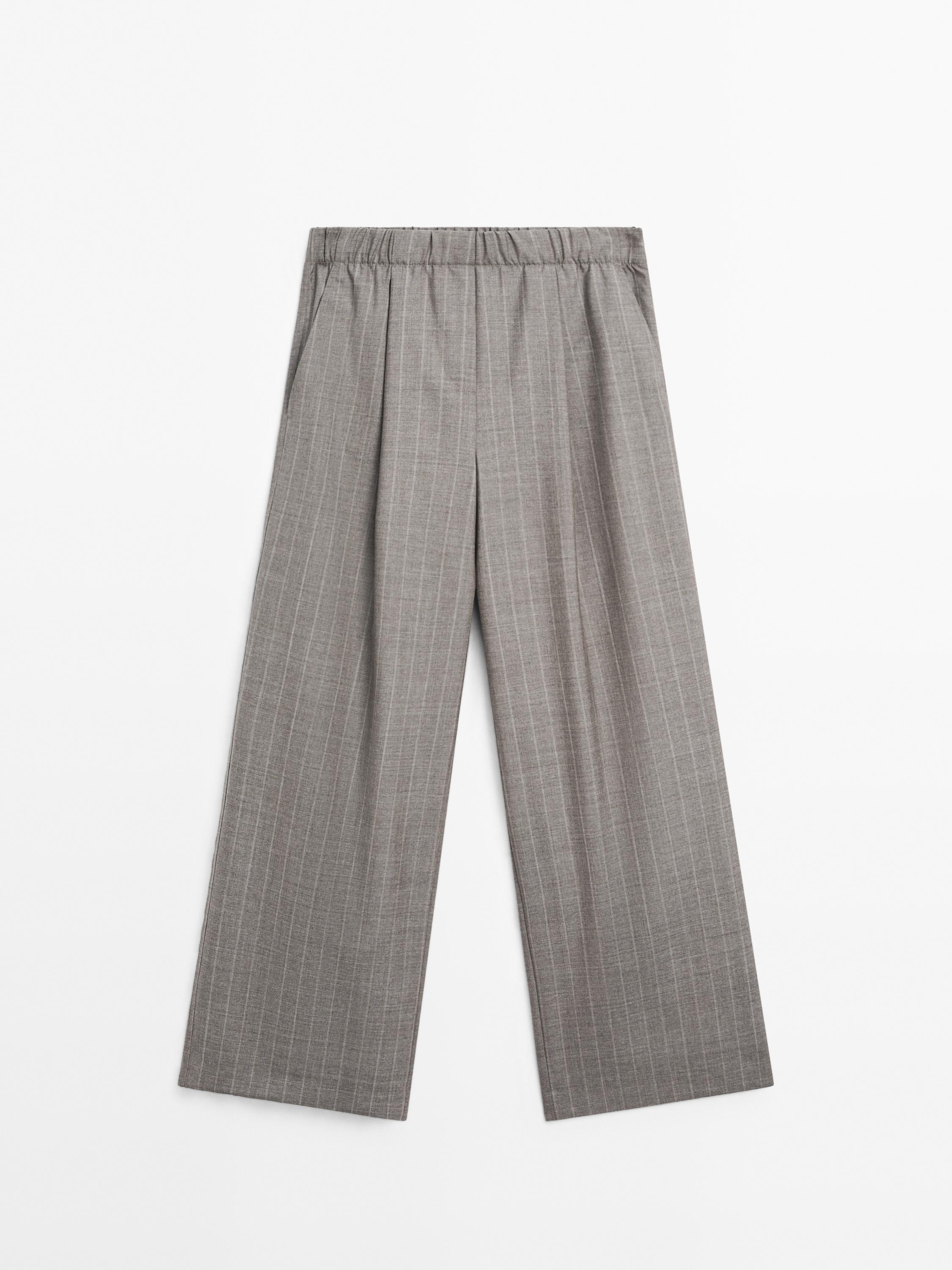 Pantalón raya diplomática lana