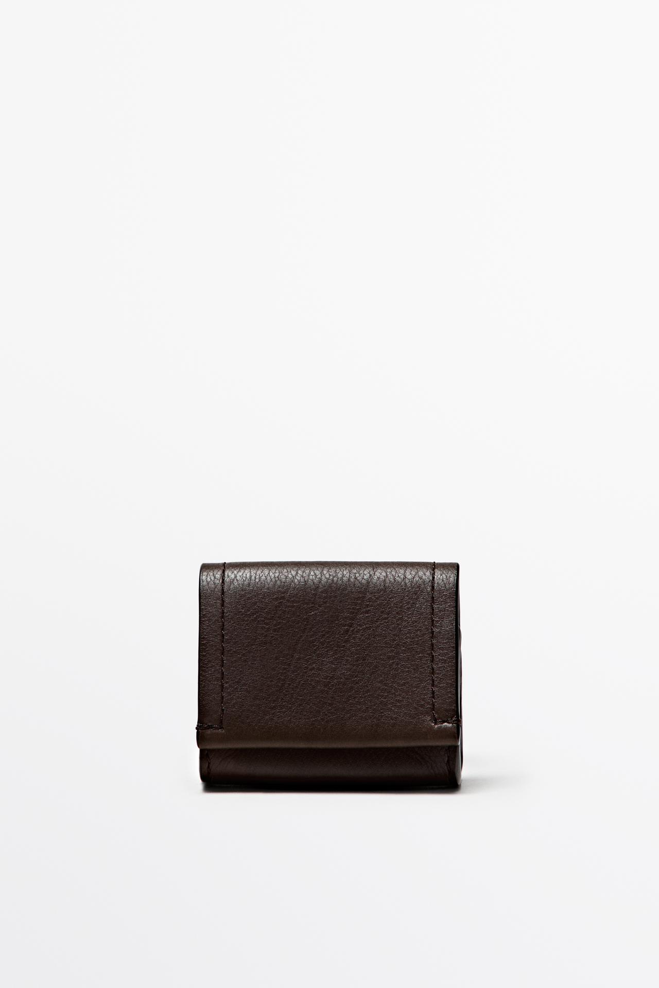 Nappa leather AirPods case — BROWN