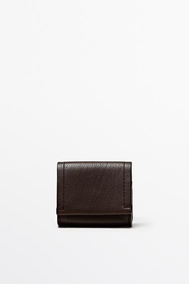 Nappa leather AirPods case — BROWN 1