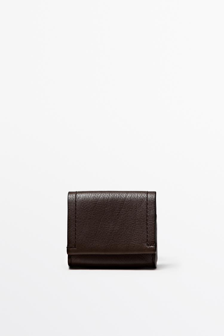 Nappa leather AirPods case — BROWN