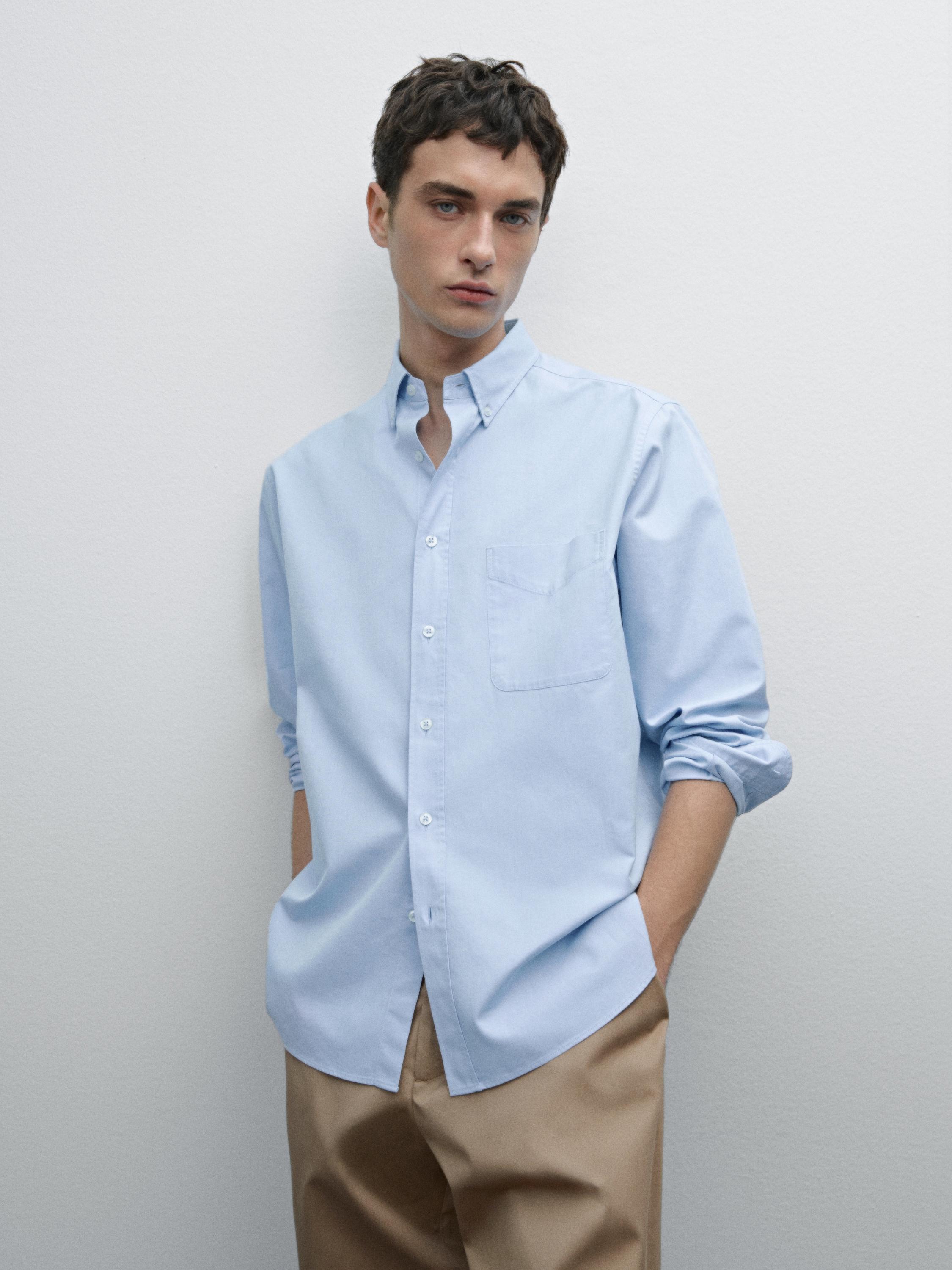 100% cotton Oxford shirt