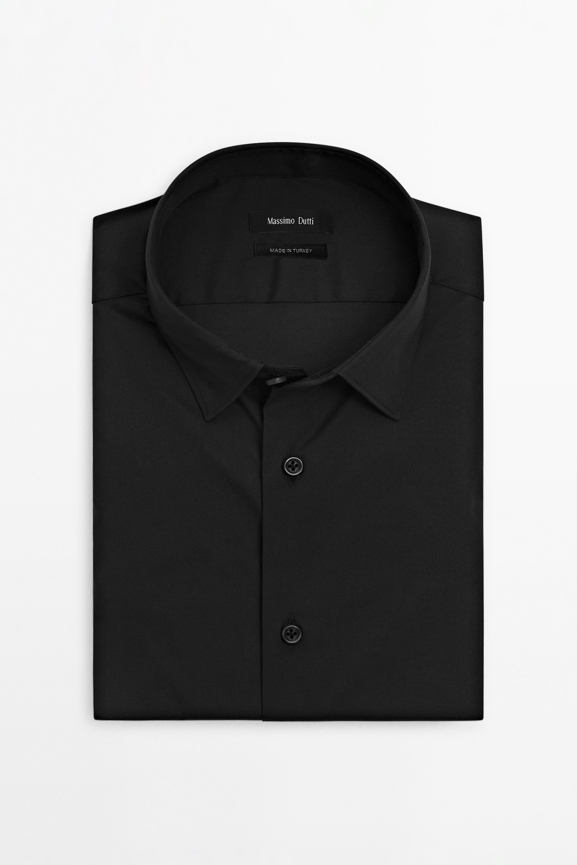Slim fit stretch shirt