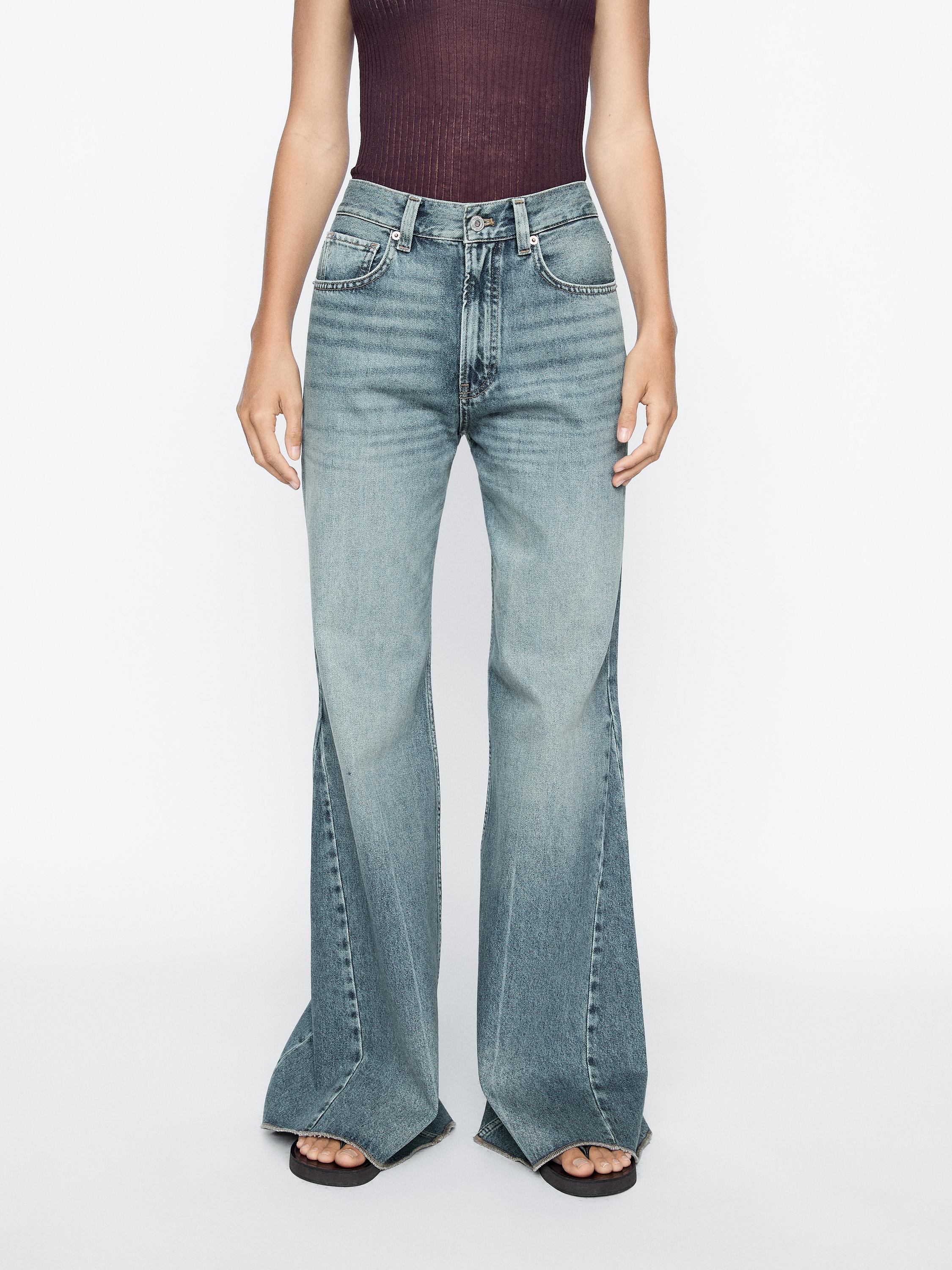 ★ Massimo Dutti★ Flare high waist cotton jeans 0505665642 0505665642602-w1.jpg?ts=