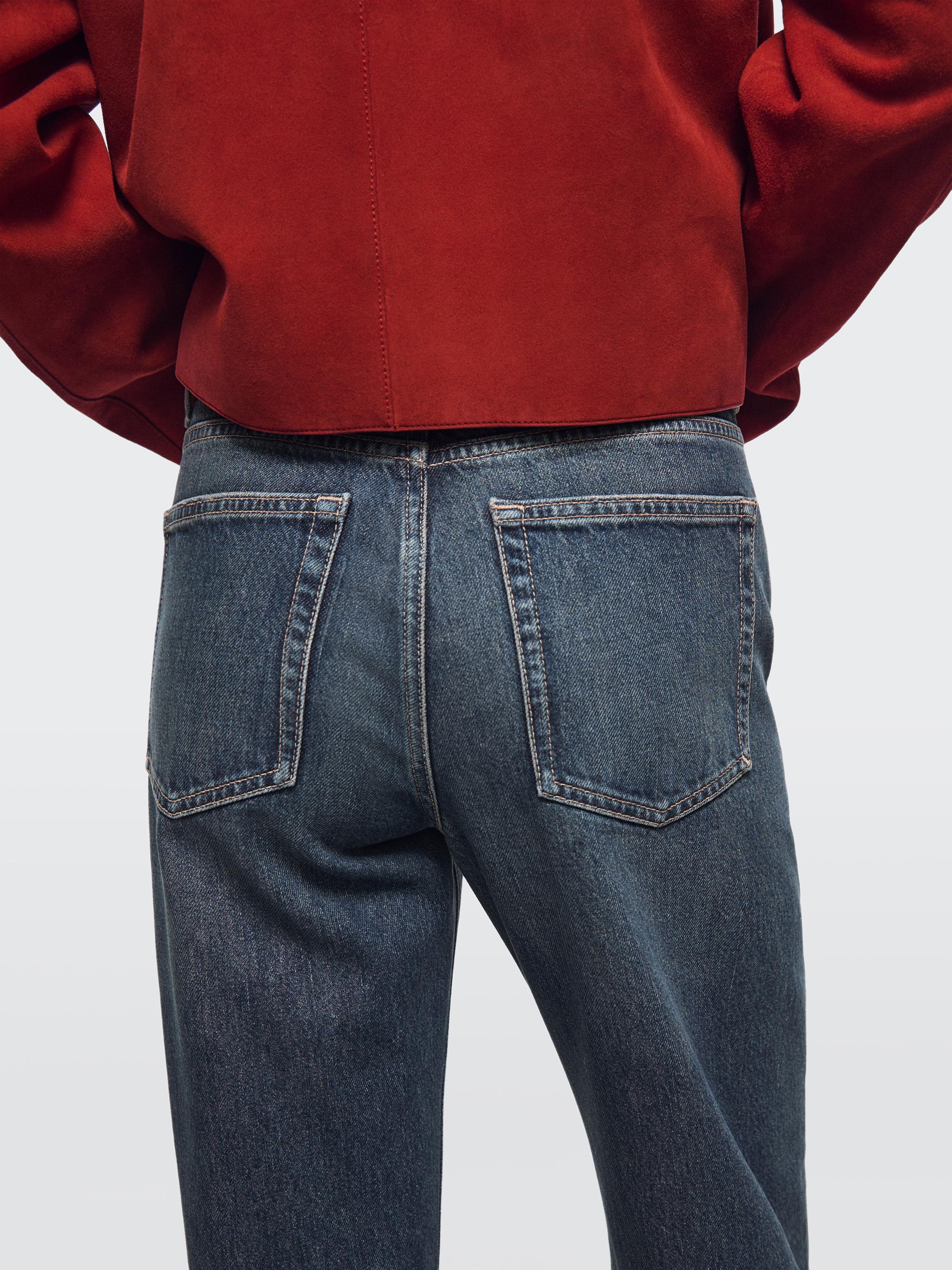 Mid-rise wide-leg jeans — MEDIUM BLUE