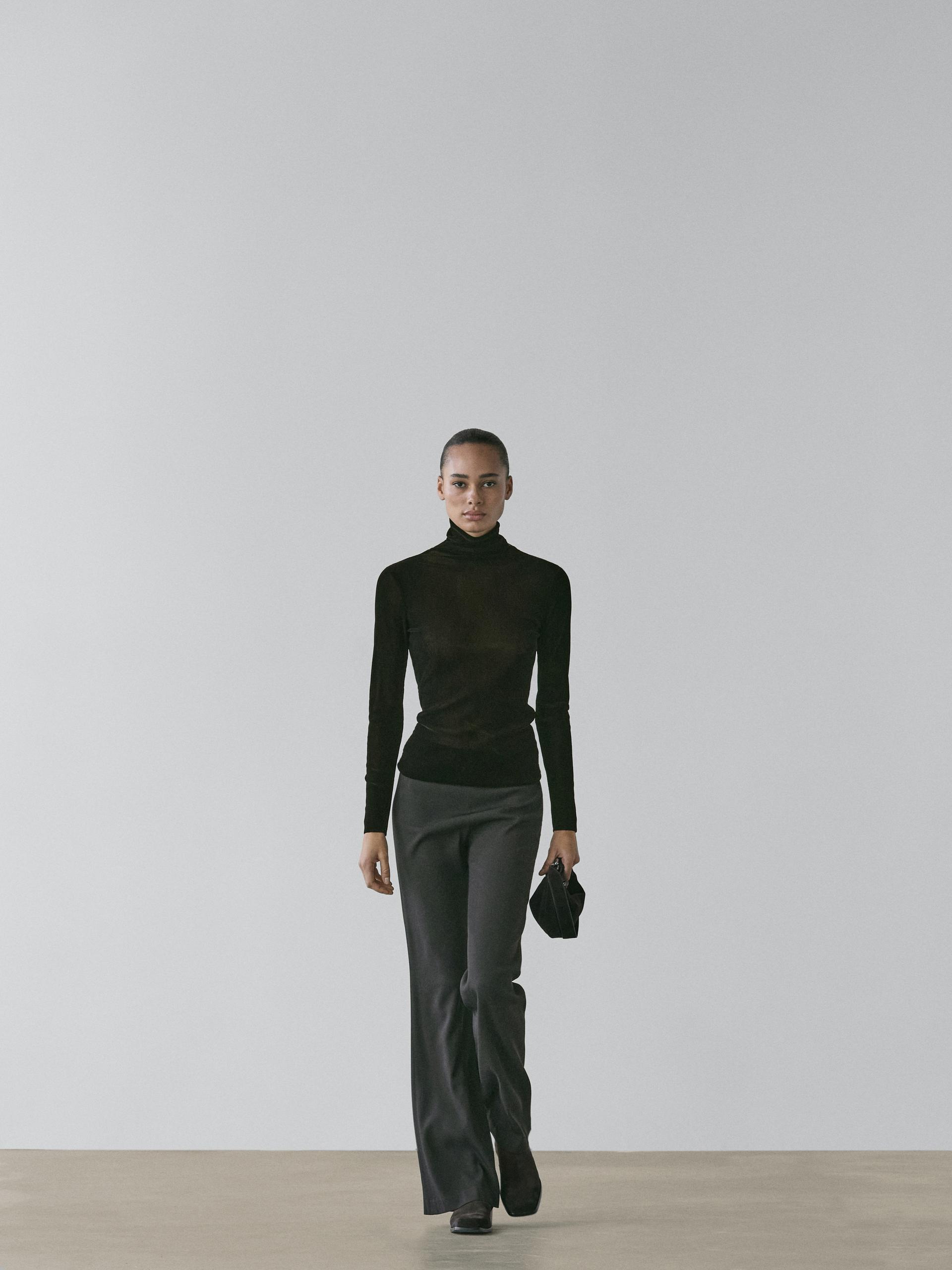 Massimo Dutti Semi In Black