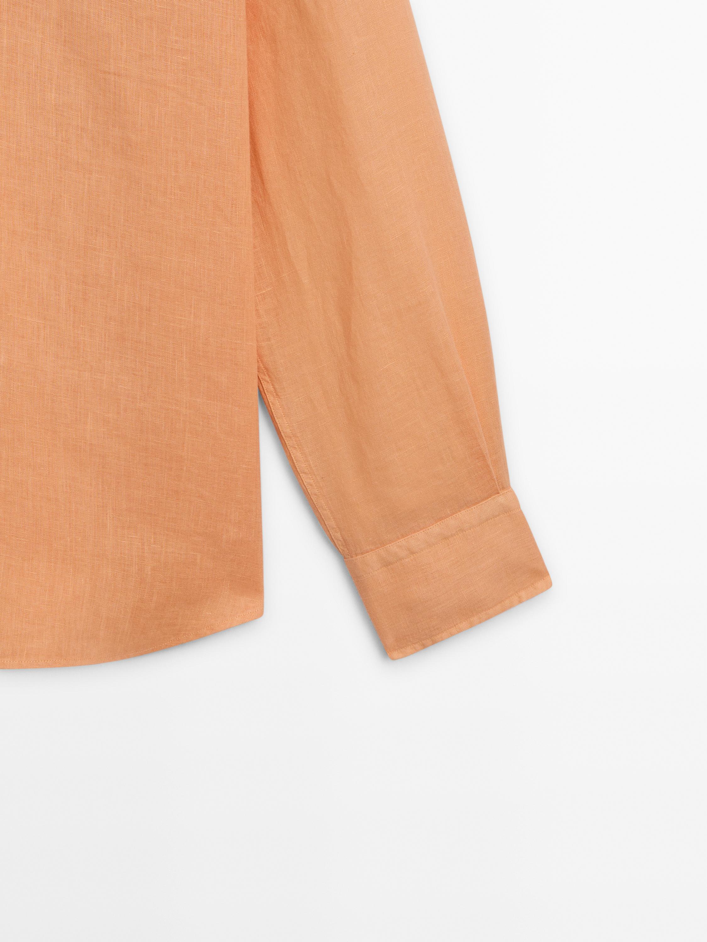 Chemise en lin légère regular fit