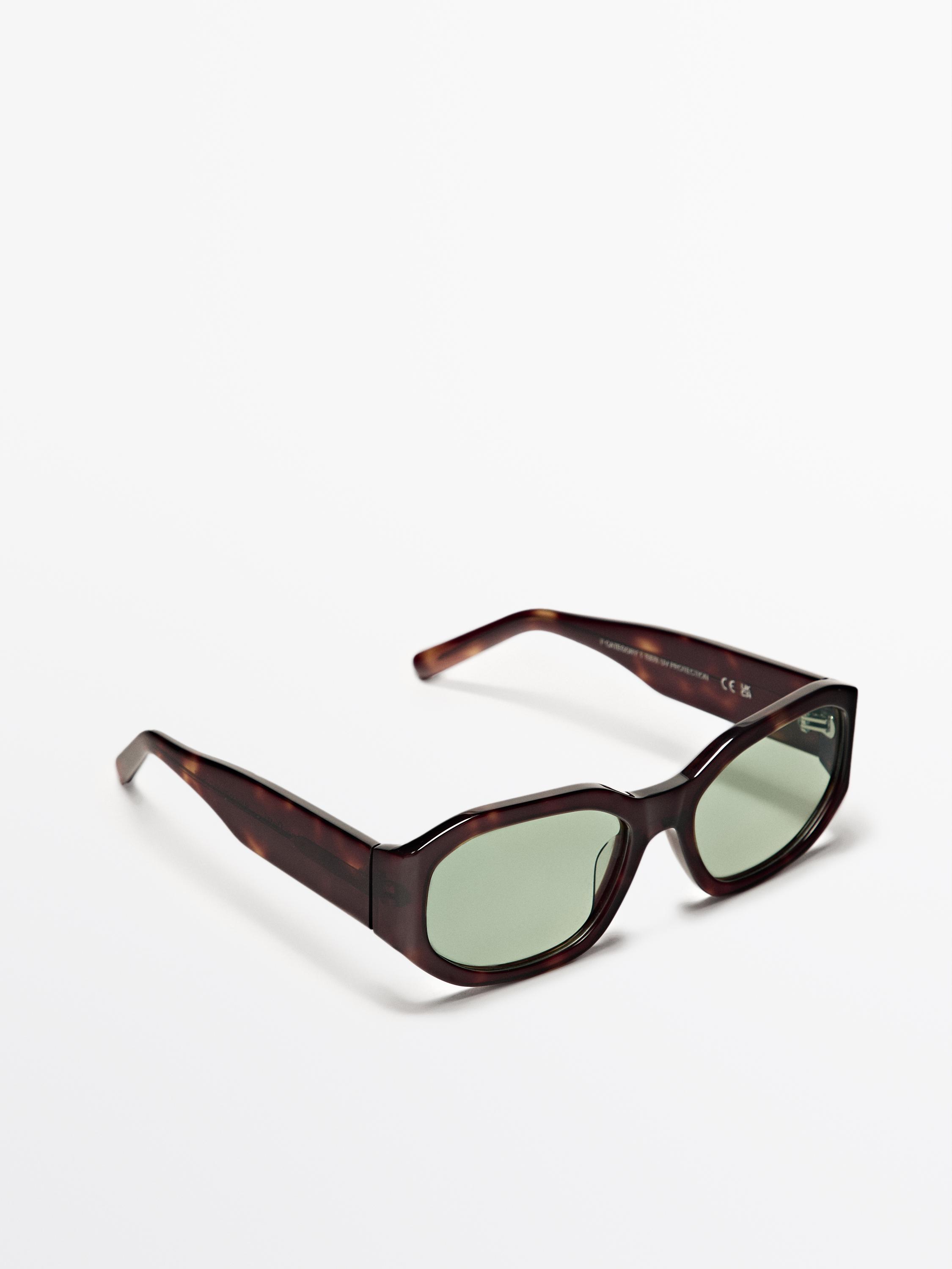 Small elongated sunglasses