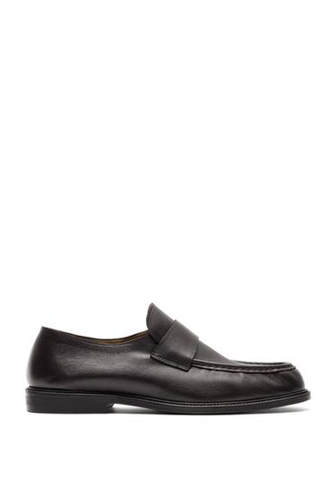 Soft leather moc toe loafer - LIMITED EDITION — BROWN 5