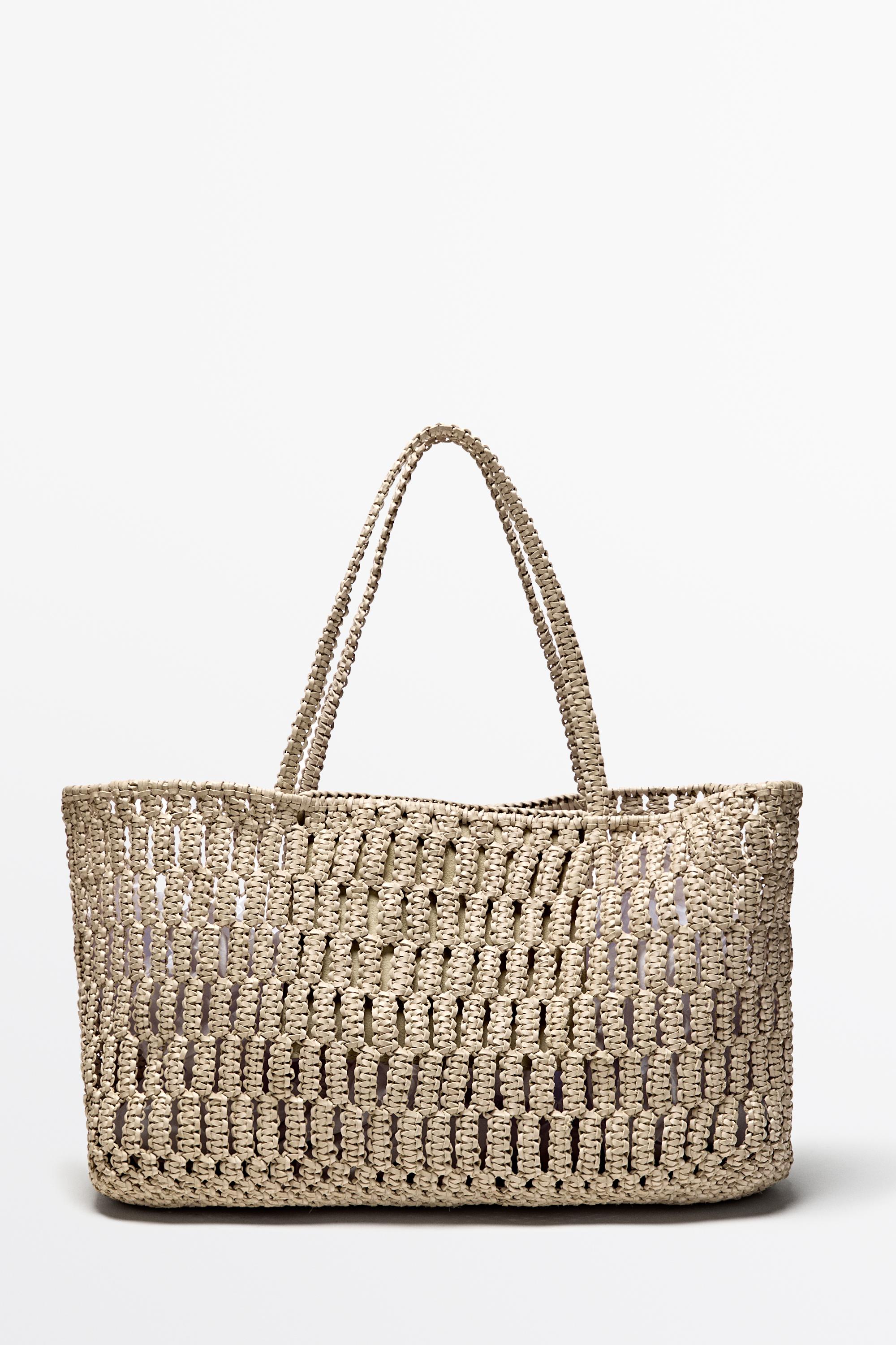 Bolso shopper trenzado piel napa