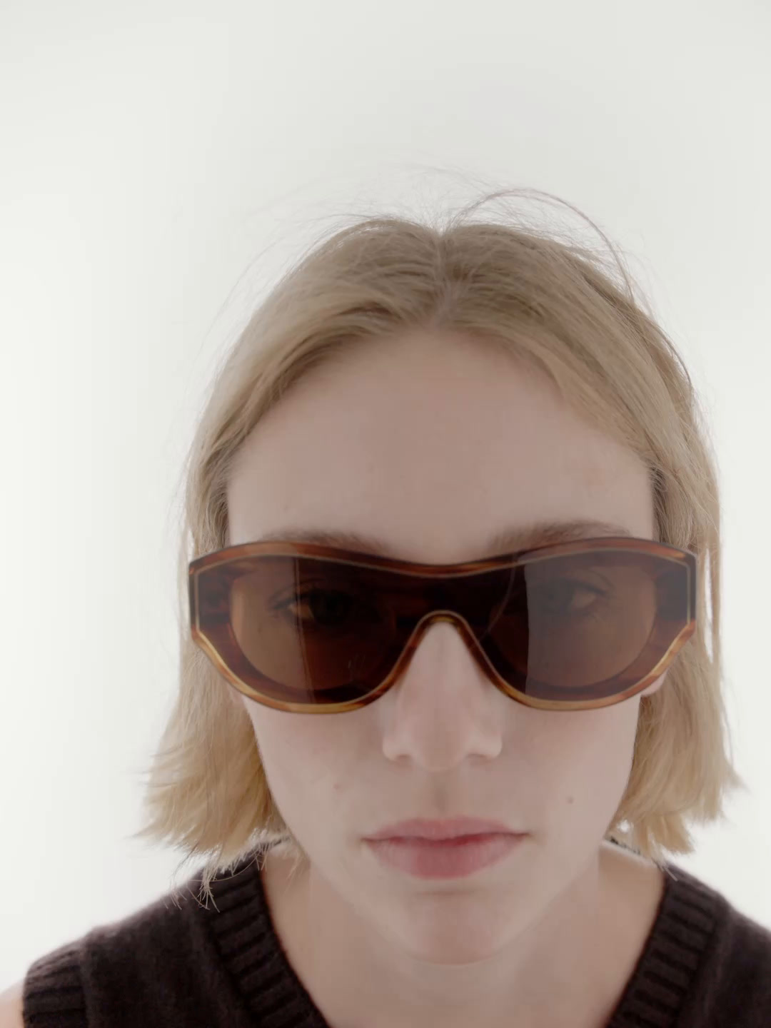 Double-effect sunglasses
